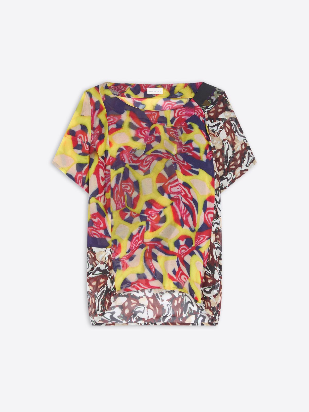 Draped viscose top