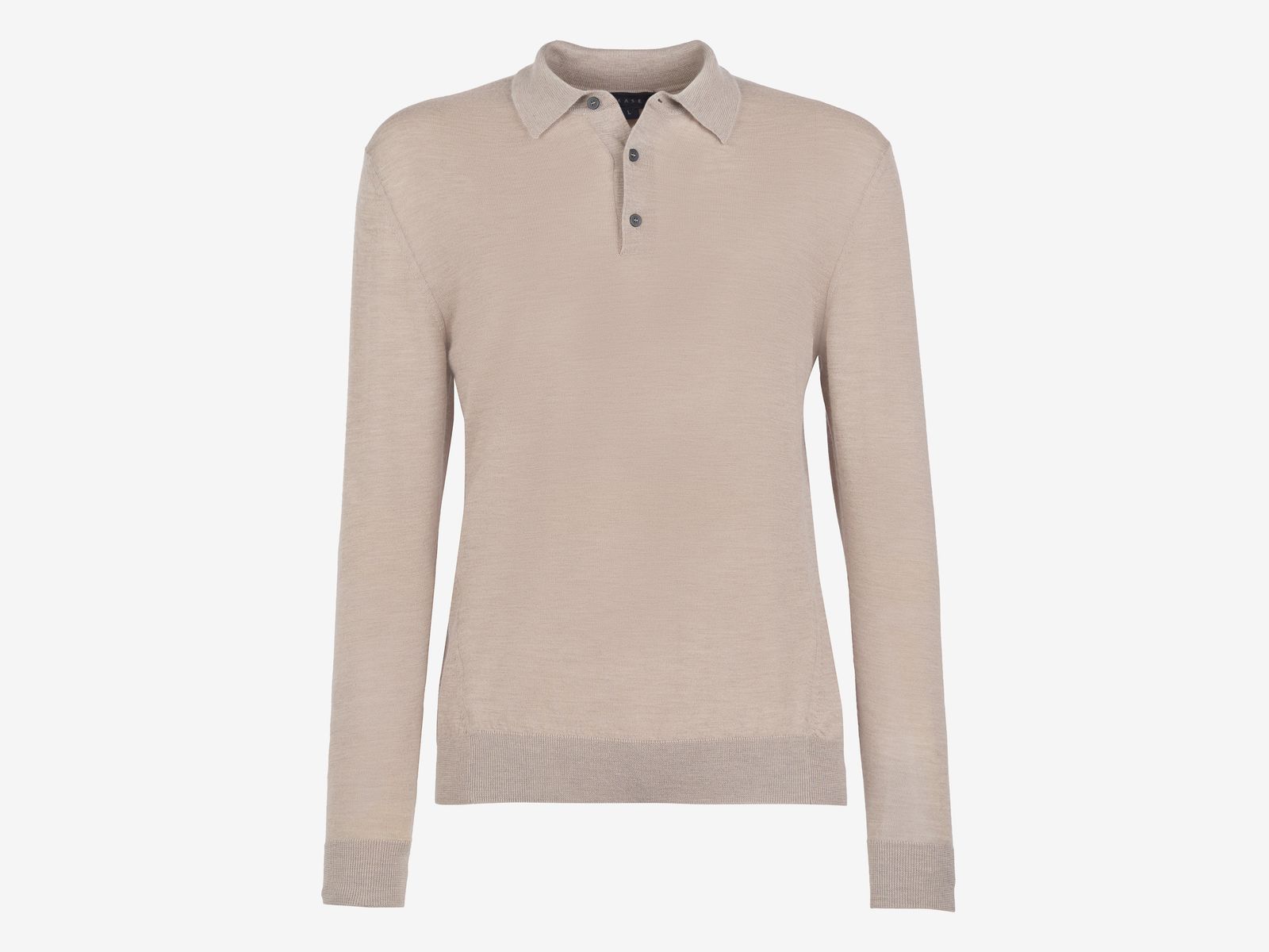 Fine Knit Polo Neck