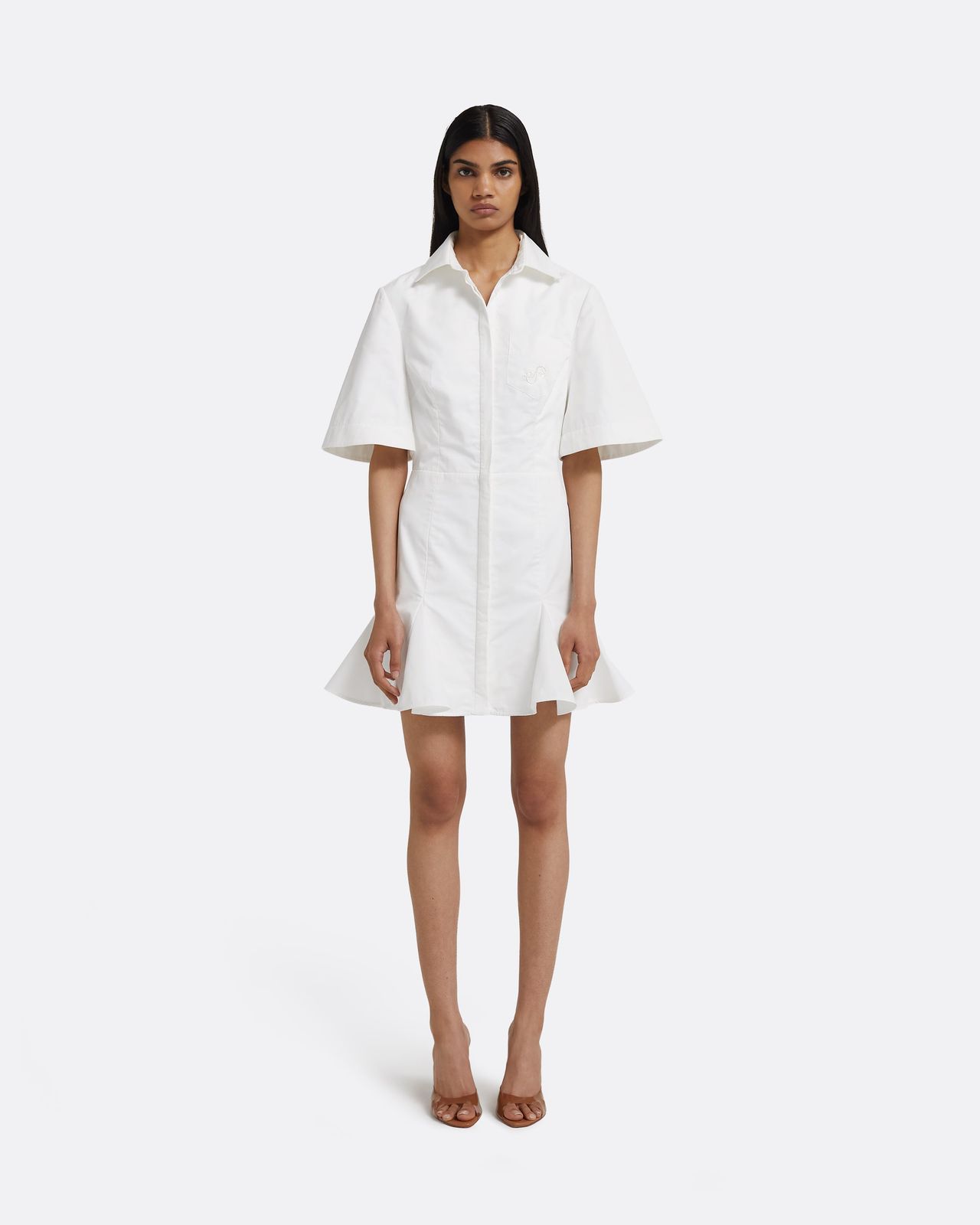 Jude Short Dress in Ivory