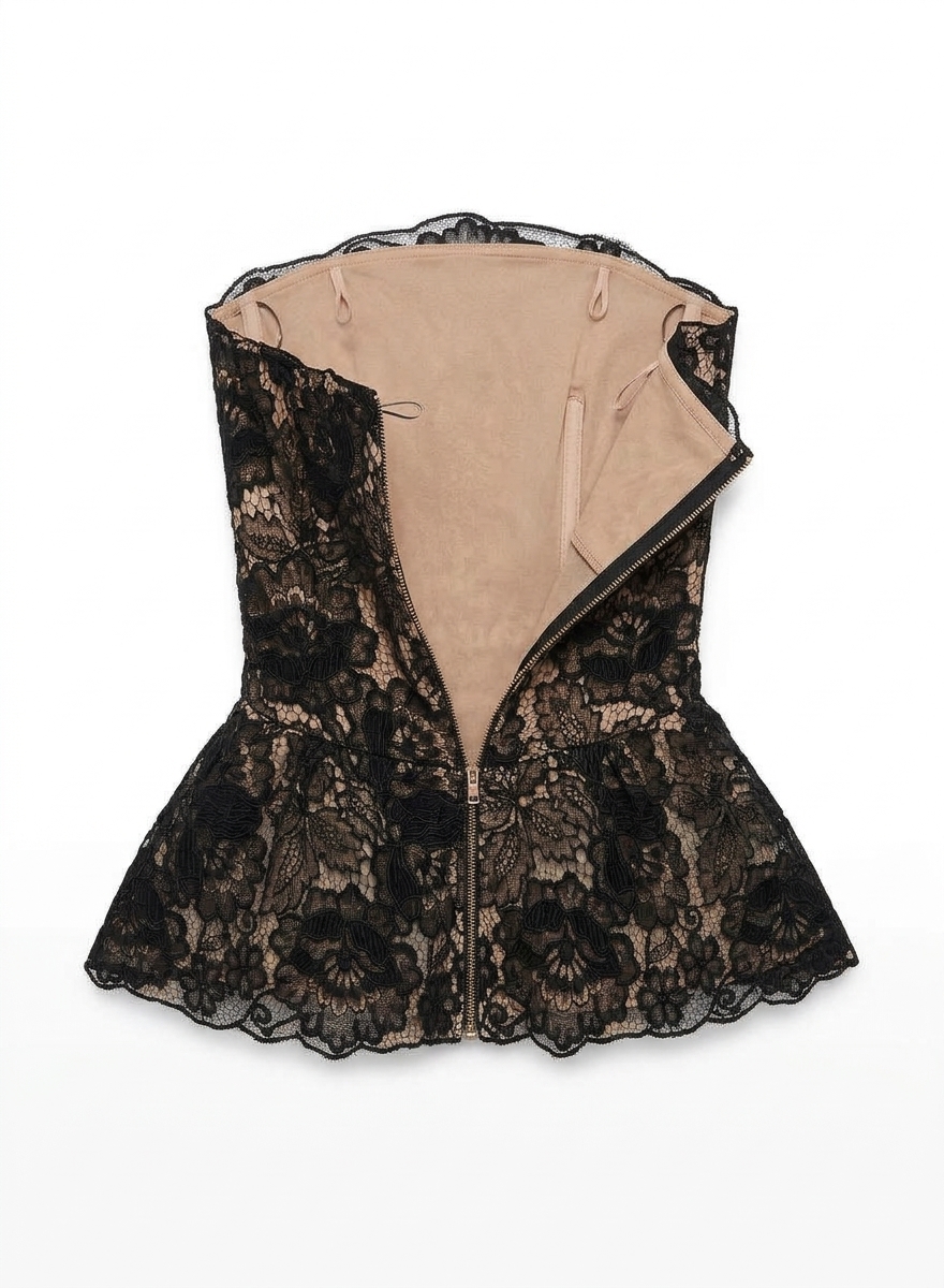 Guipure Lace Corset