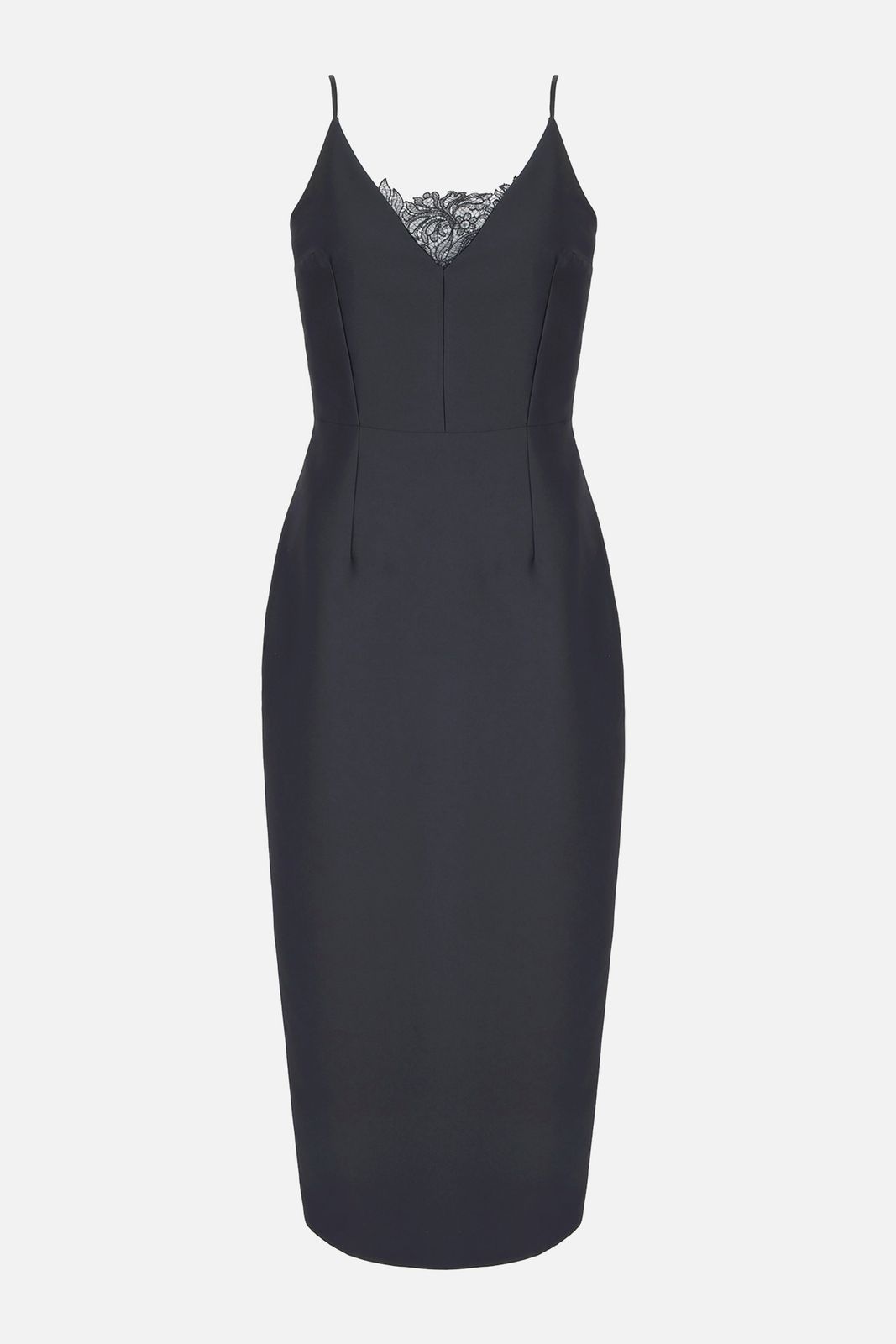 Libera Dress in Black Cloque