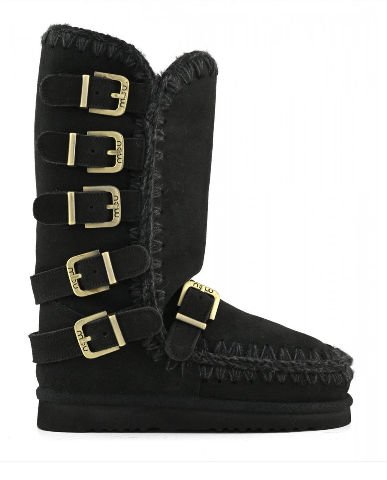 Eskimo 40 Buckle Black/Black Suede MU.FW101137A