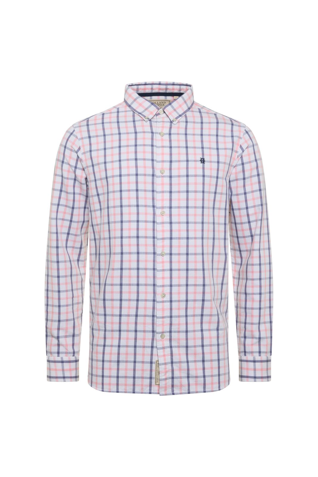 Men's Relaxed Fit Button Down Shirt (bourton Pink Check)