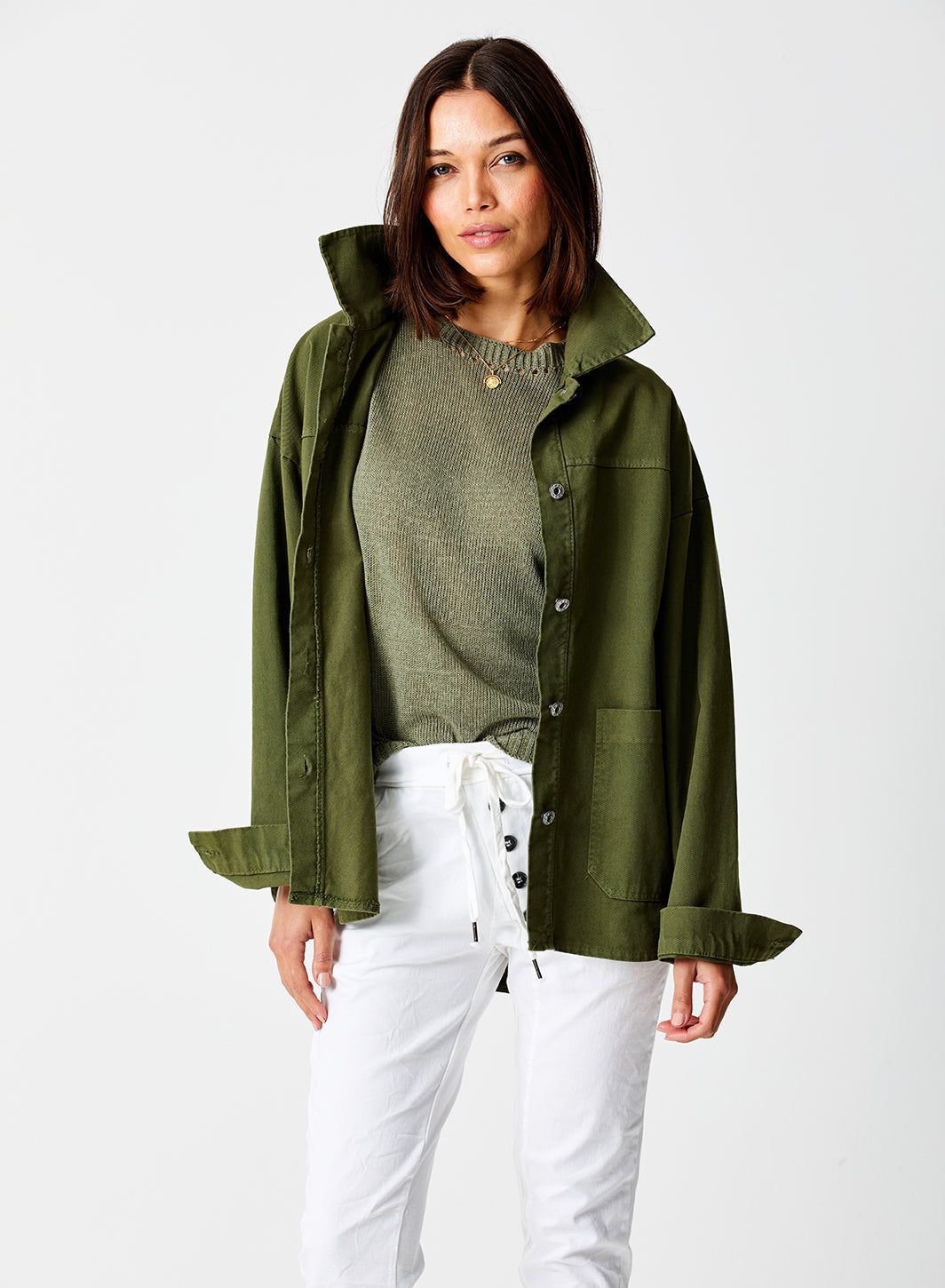 Zane Gaberdine Utility Jacket