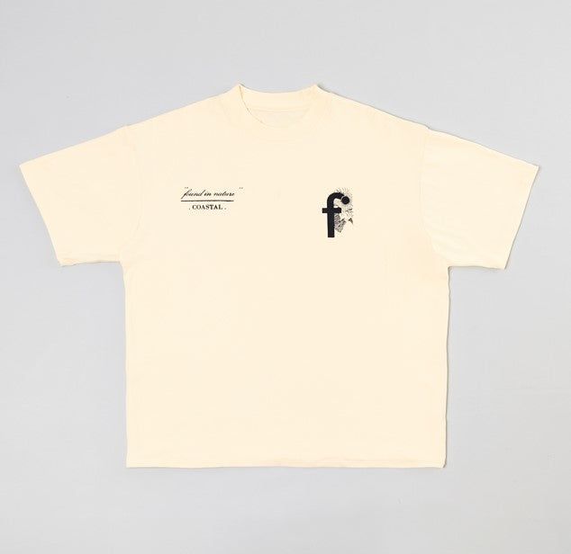 Coastal Range T-Shirt - Crème