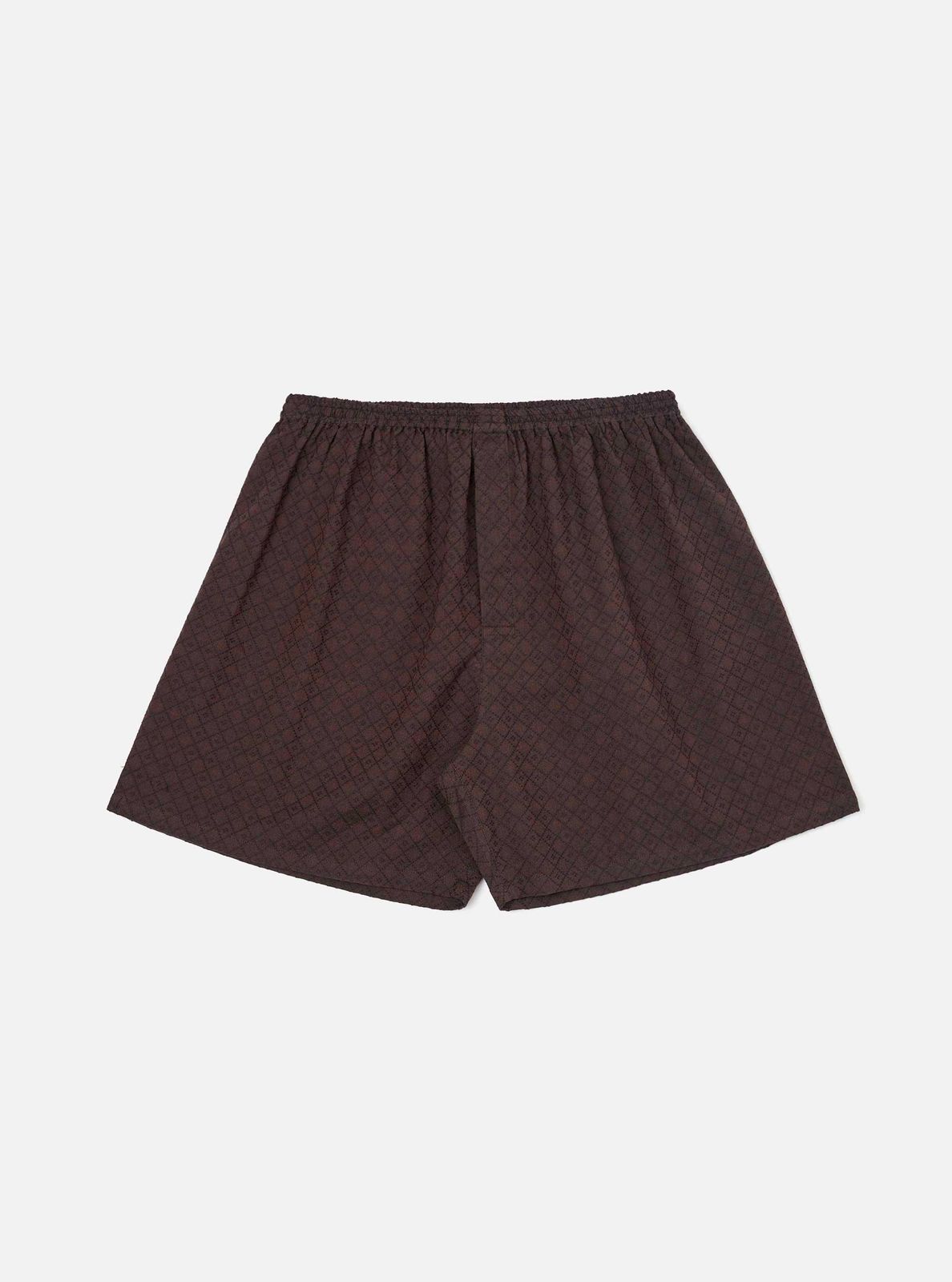 Brown Diamond Dobby Boxer Short