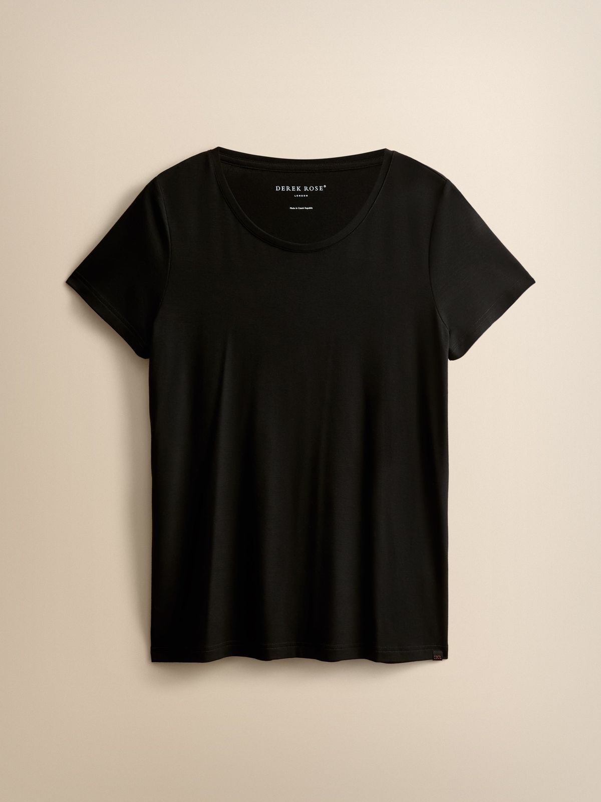Lara Micro Modal T-shirt & Lounge Trousers Set Black