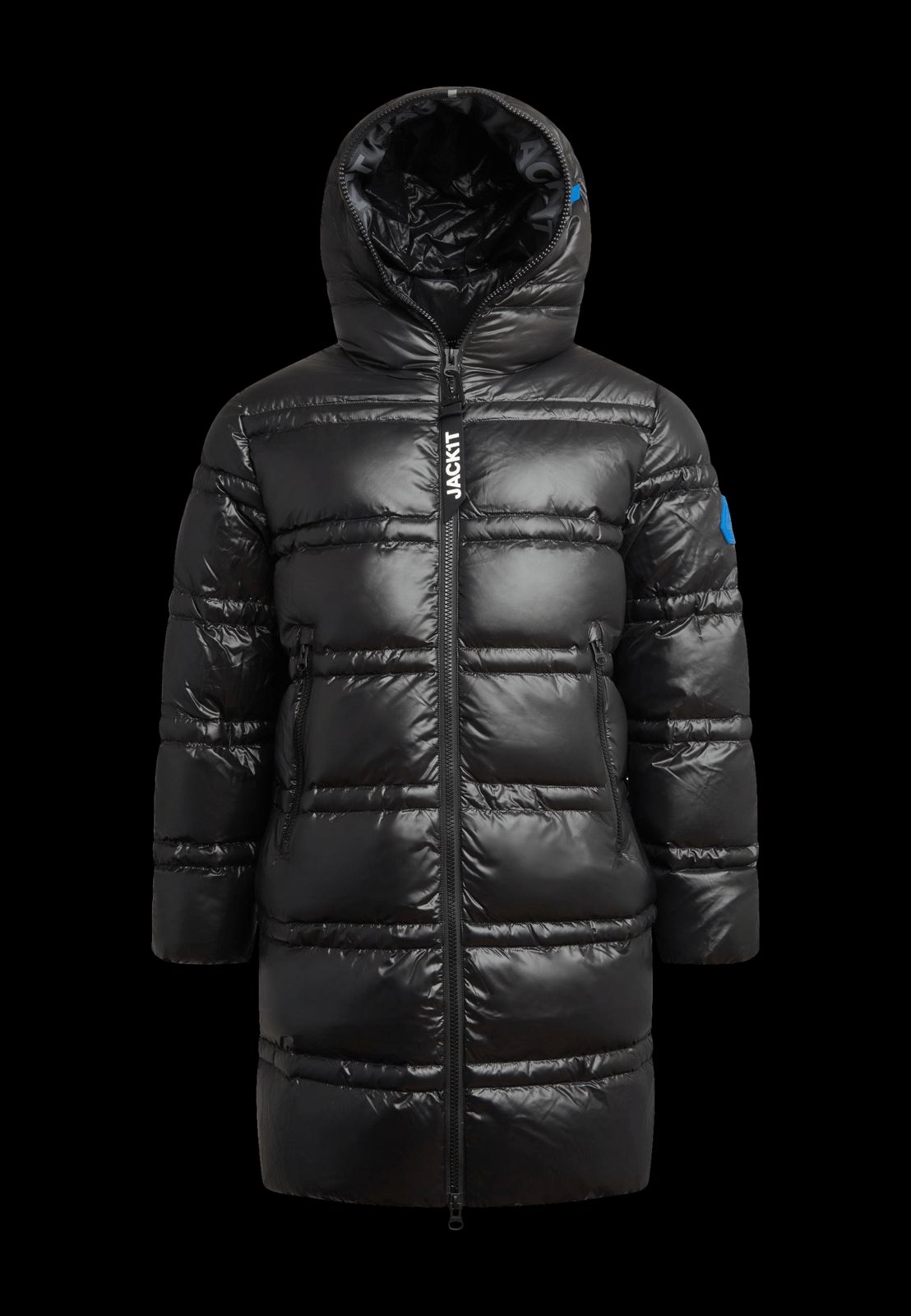 R4d Tramline Puffer Coat Lux Black