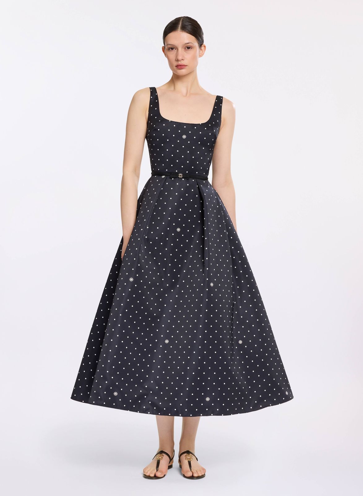 Polka Dot Midi Dress