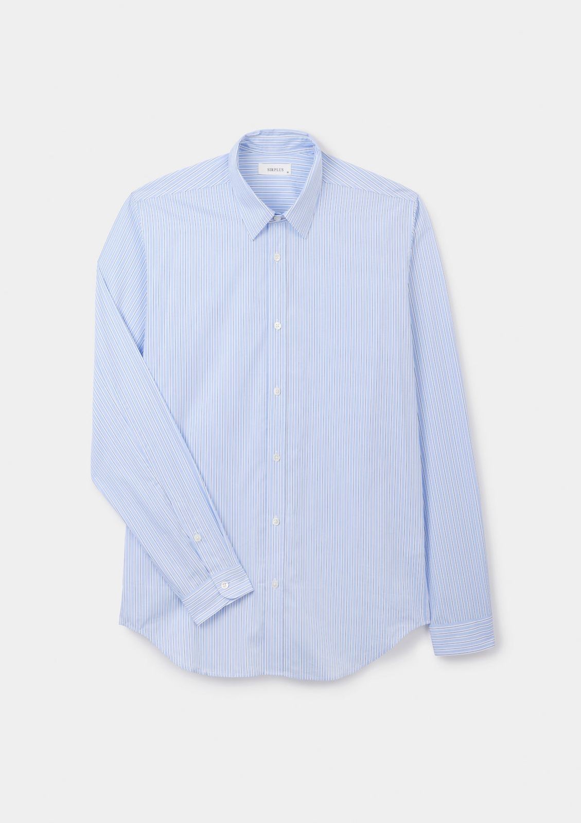 Pale Blue Stripe Poplin Shirt