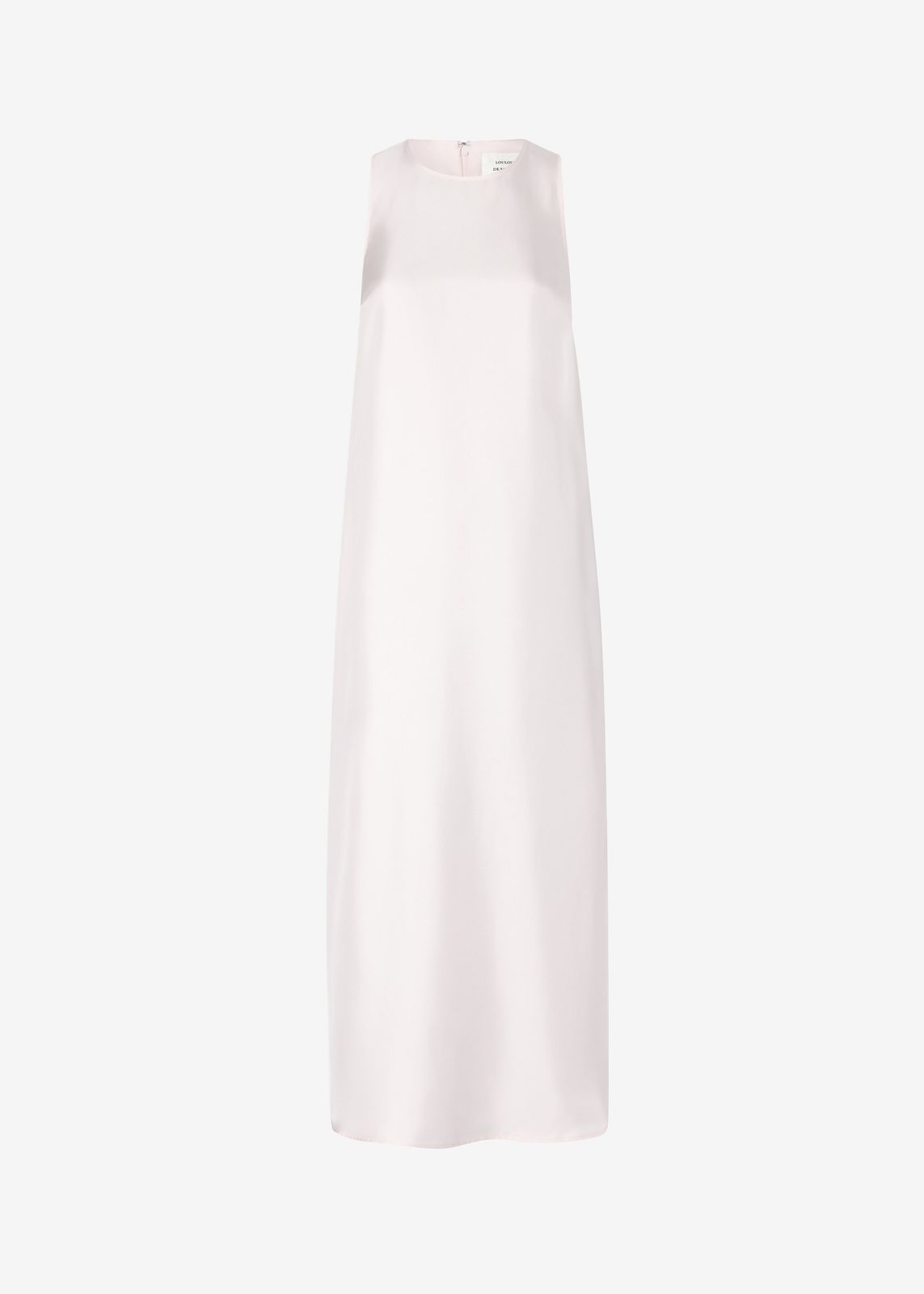 Loulou De Saison Paloma Long Silk Dress - Light Pink