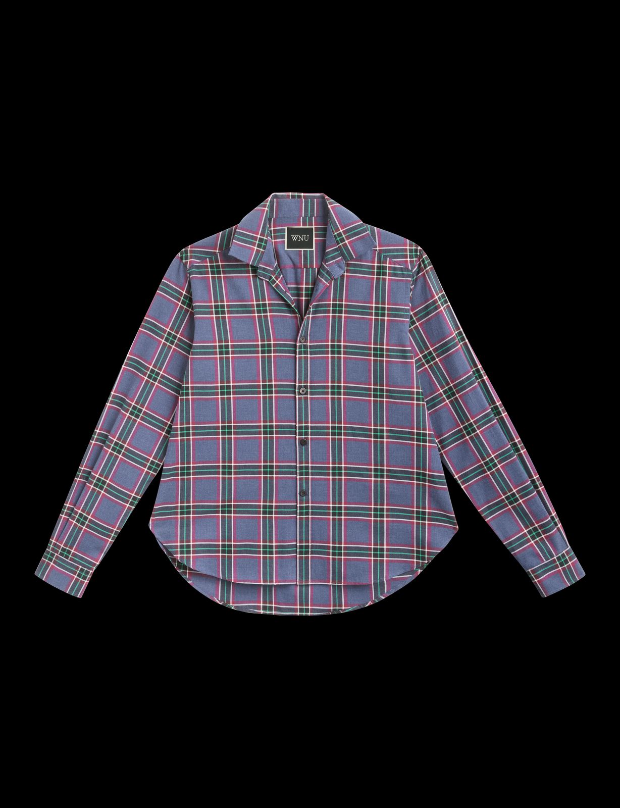 The Classic: Fine Brushed, Navy Green And Red Check