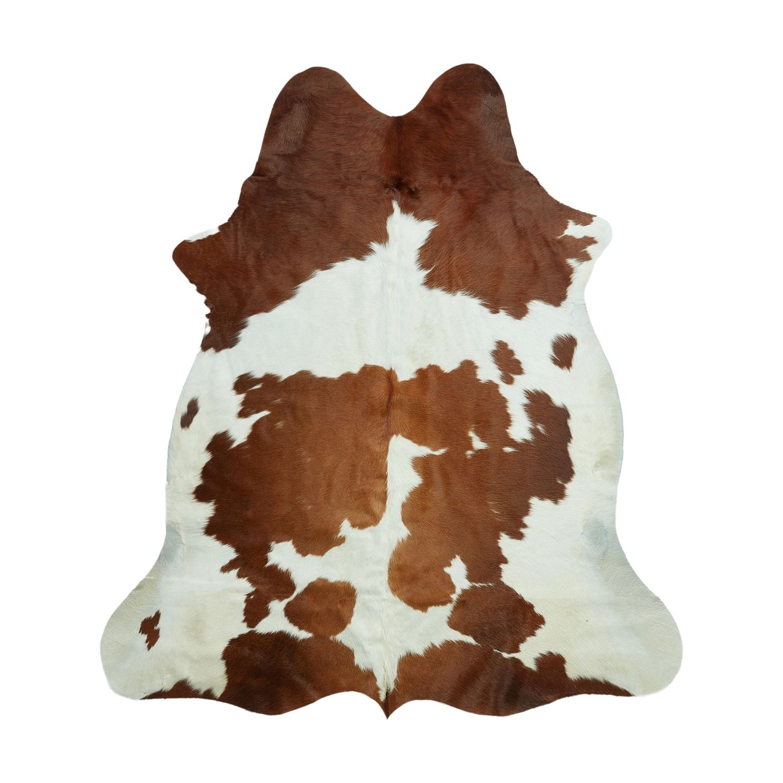Cowhide Rug - Brown & White (180cm x 170cm)