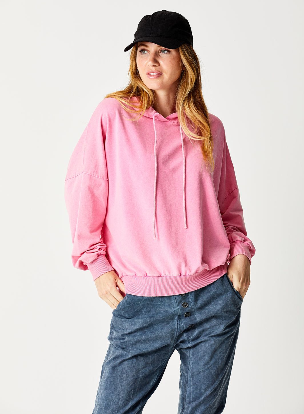 Portland Washed Sweatshirt Hoody