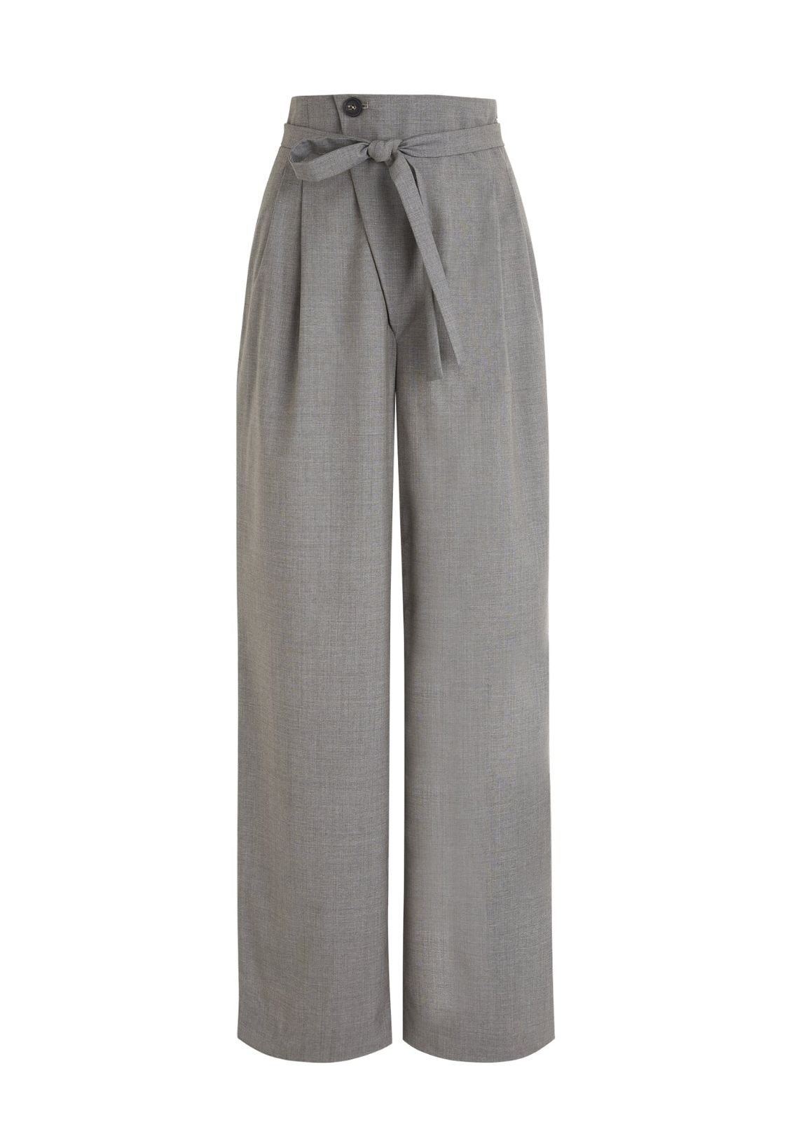 FOLD - Pantalon à plis en laine Super 110's