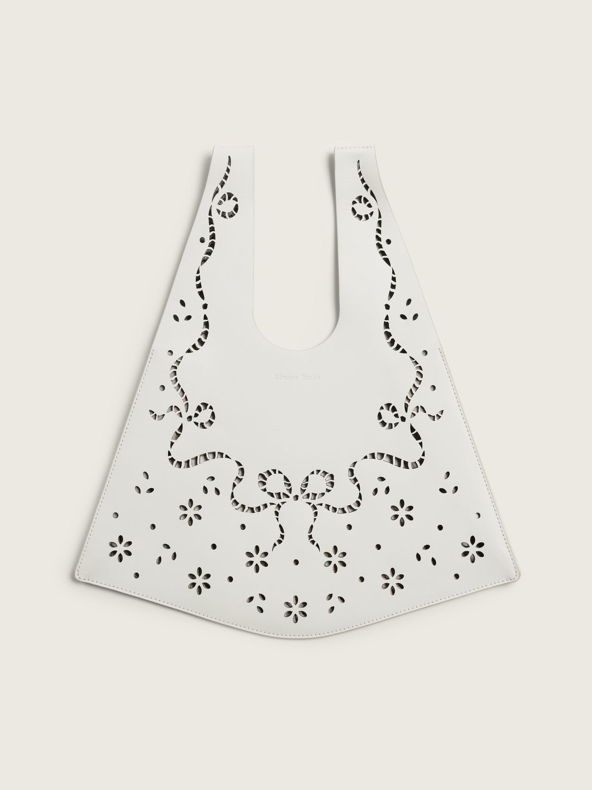 Mini Lasercut Lace Shopper Bag