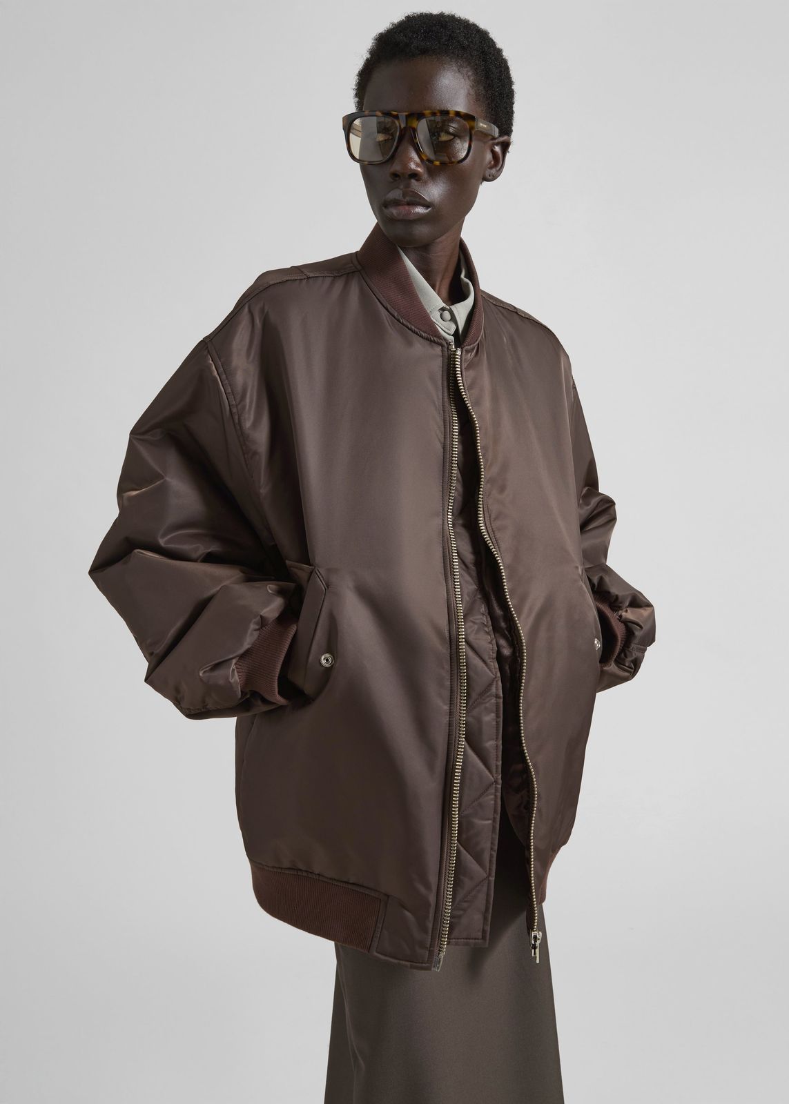 Astra Bomber Jacket - Brown