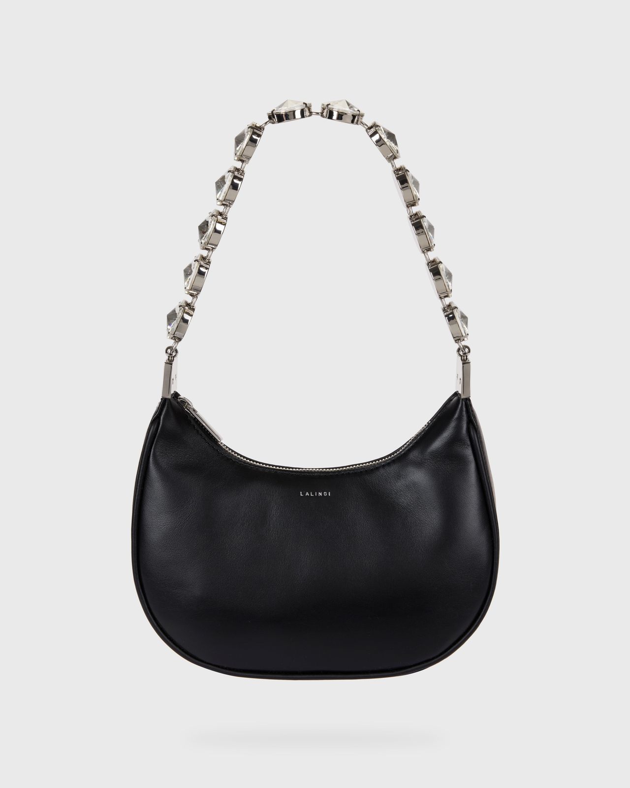 Black Leather Mimi Bag