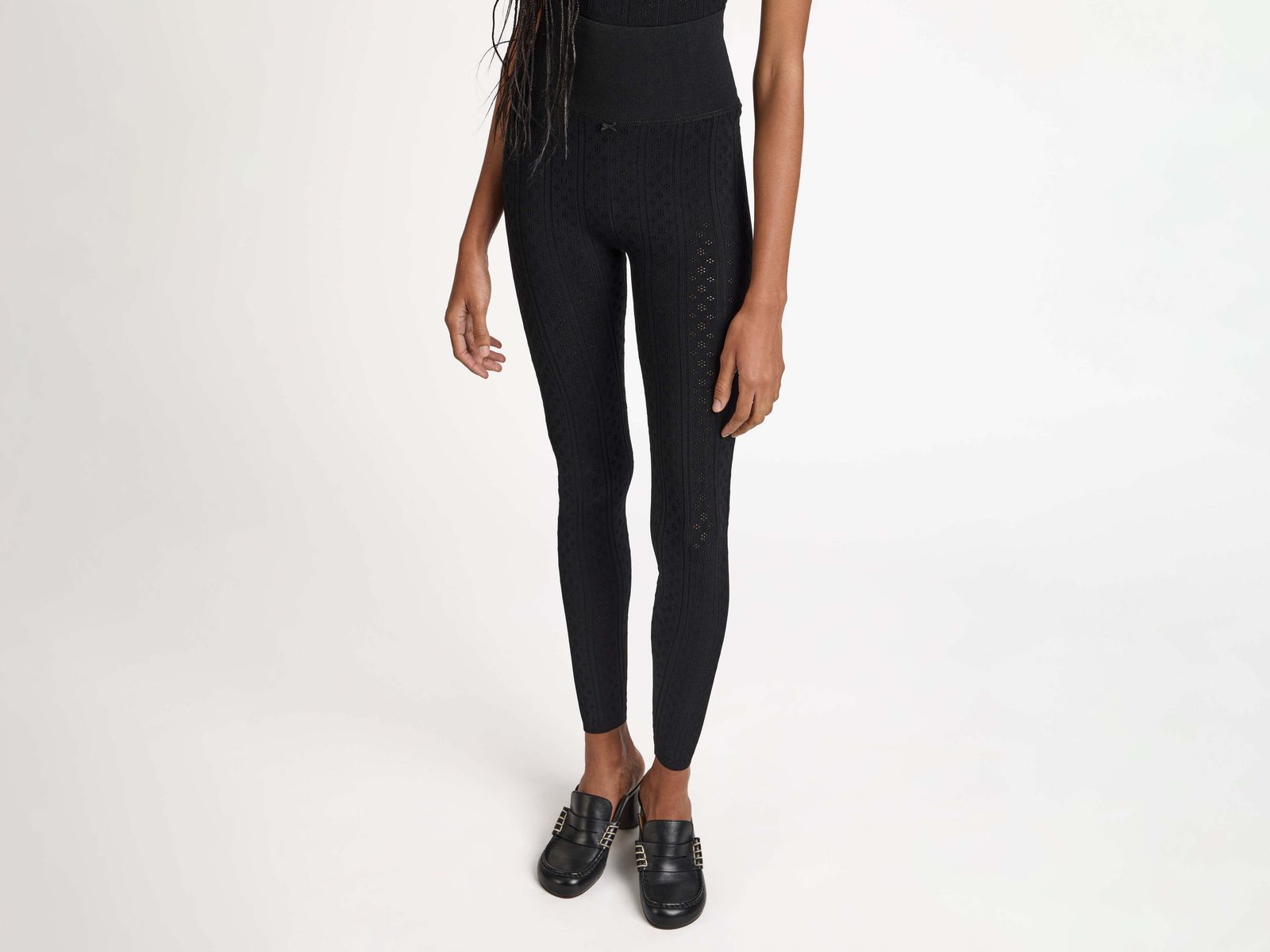 CL_POINTELLE LEGGINGS - TAUPE_KW1476YN0309