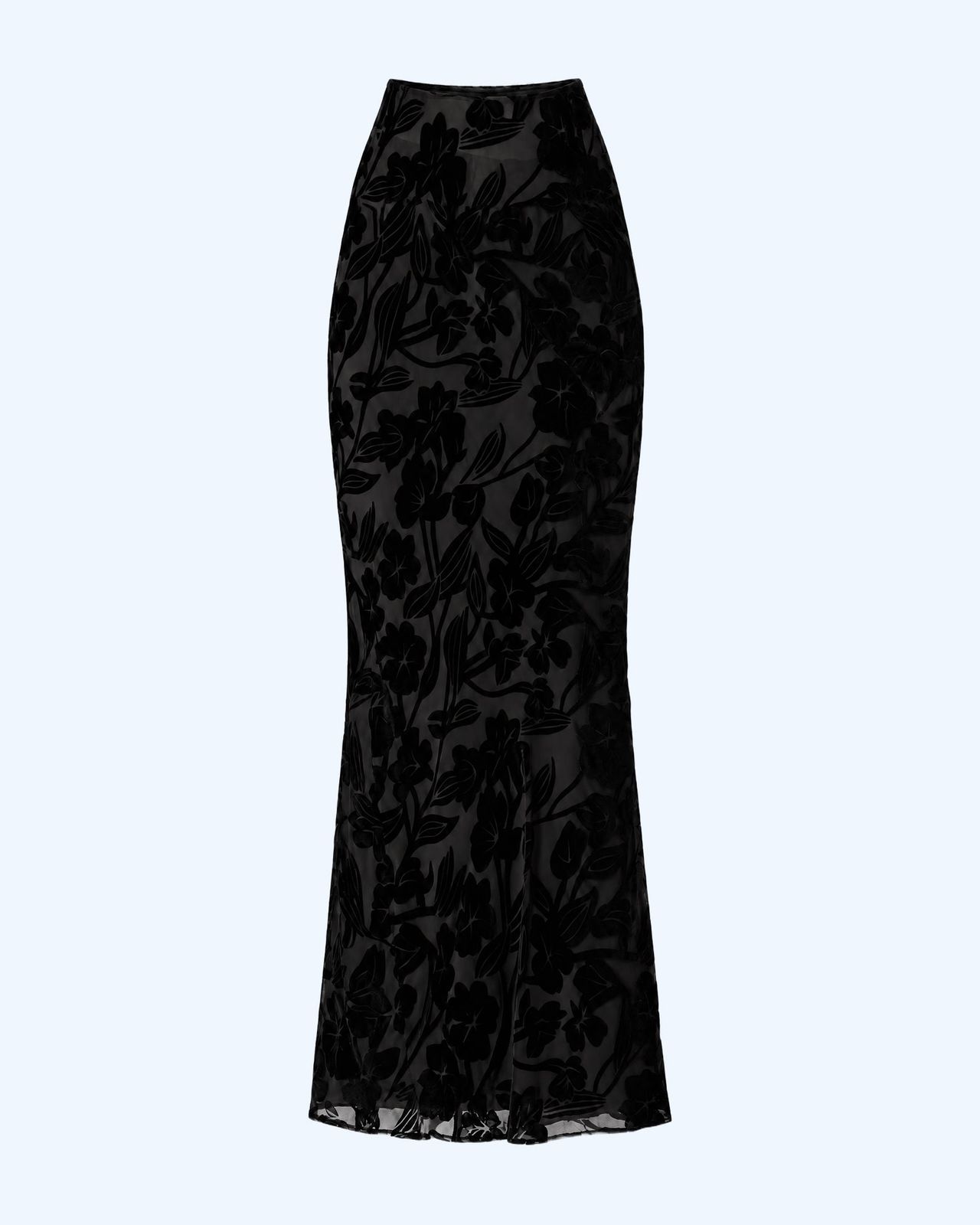 Cierra Skirt In Black Devore