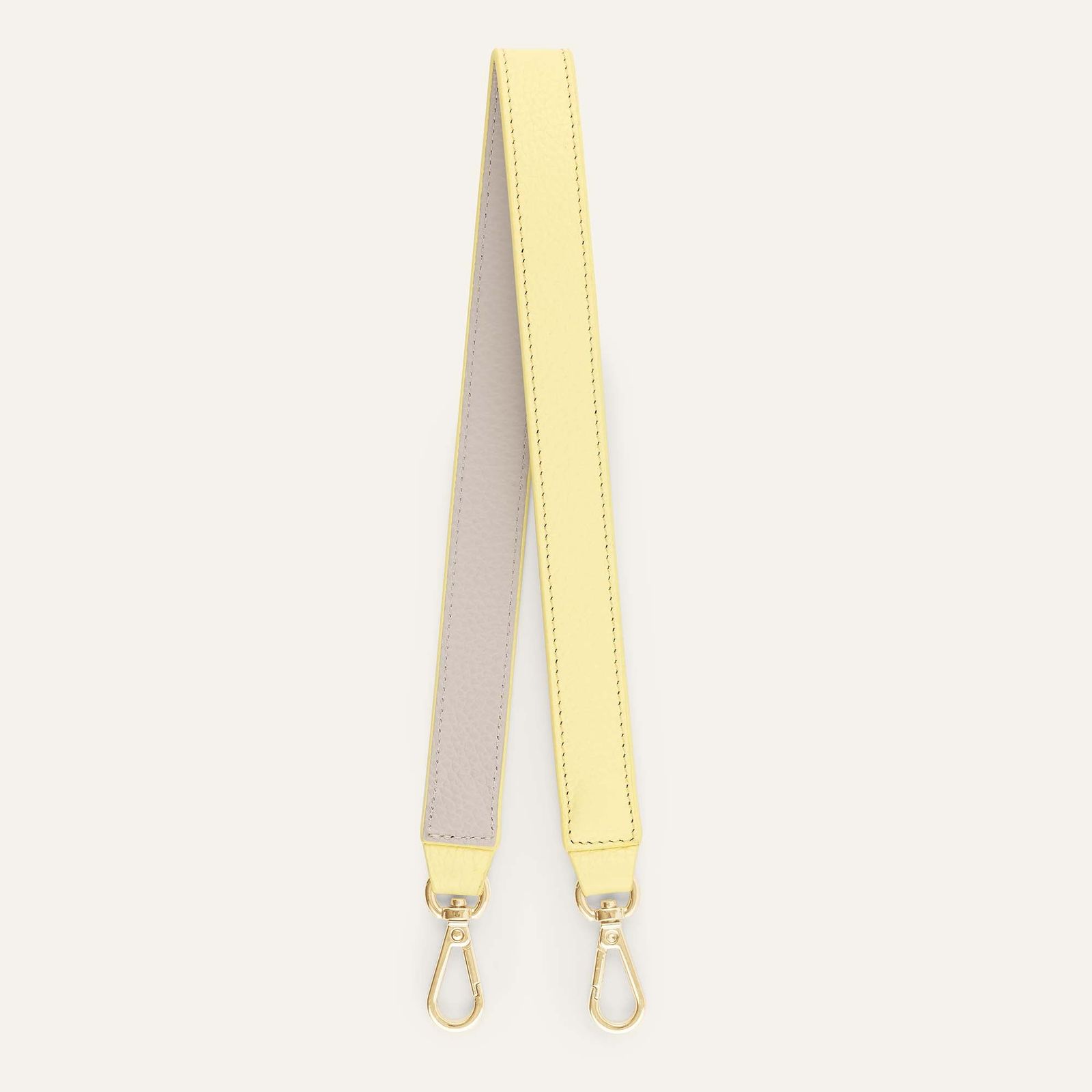 Grabette Handle | Lemon Cream with Gold hardware
