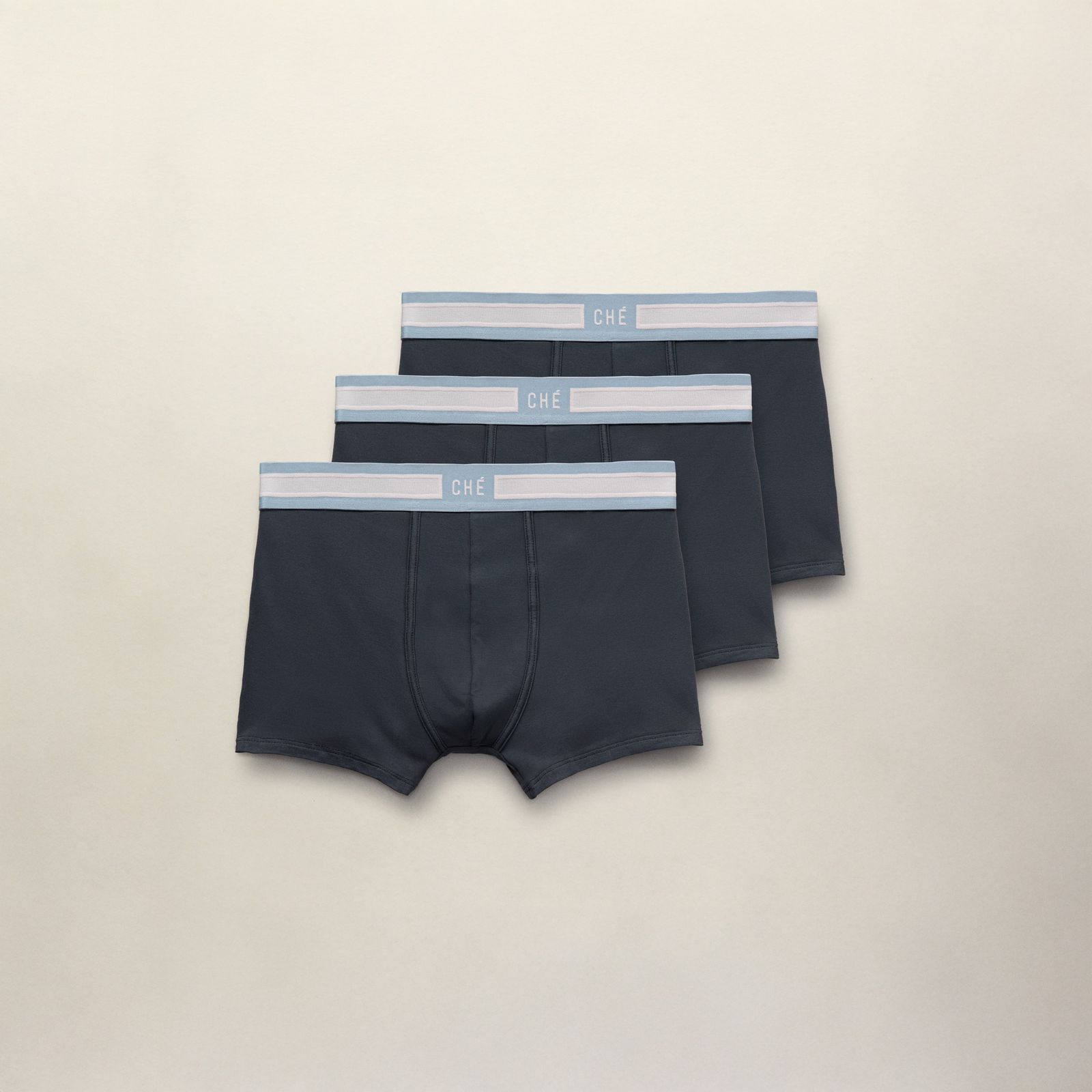 Signature Boxer Trunks 3 Pack - Midnight Navy
