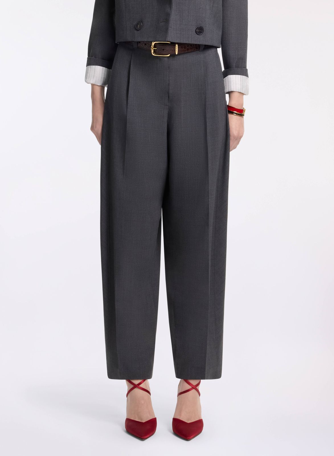 Balloon Wool Pants