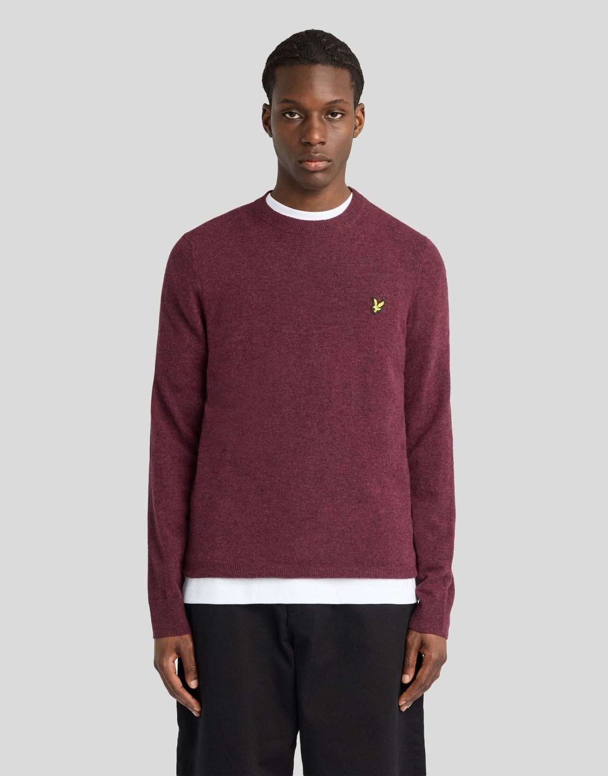 Lambswool Blend Crew Neck Jumper