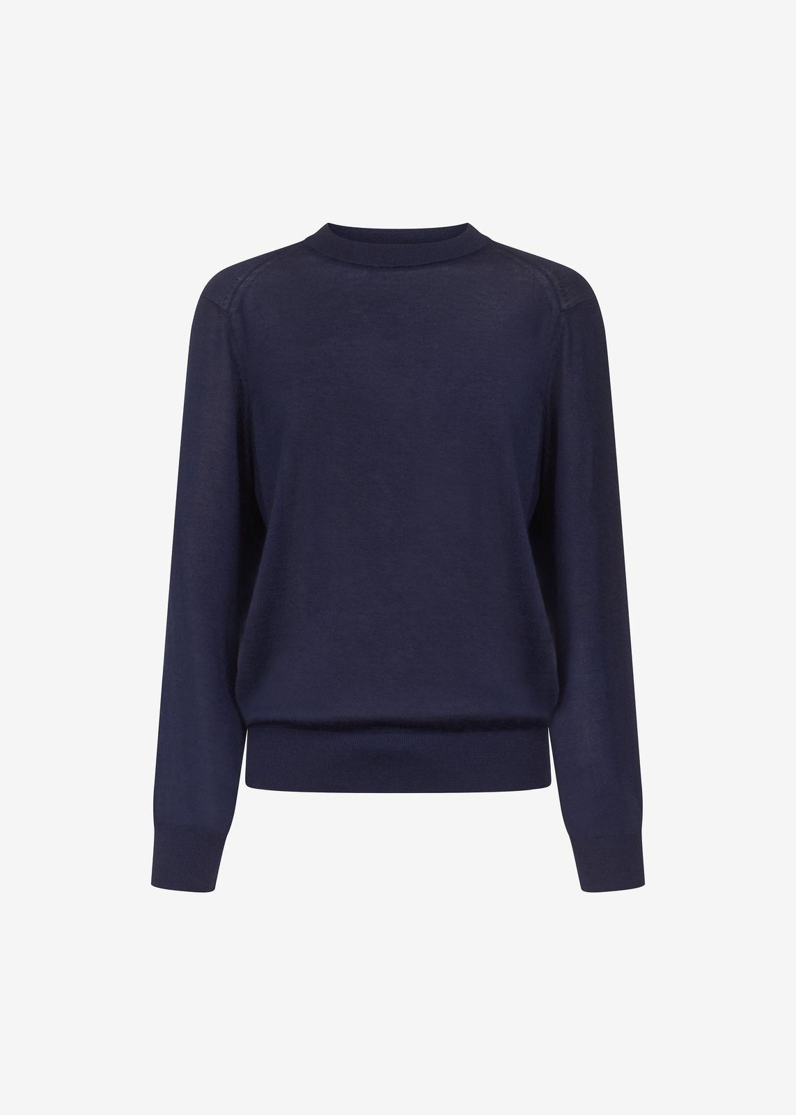 Loulou De Saison Ditto Fine Knit Cashmere Sweater - Navy