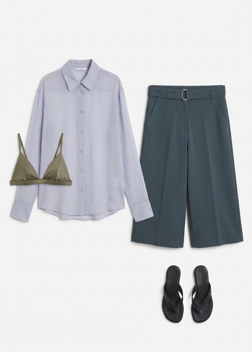 Lioni Tailored Bermuda Shorts - Deep Teal
