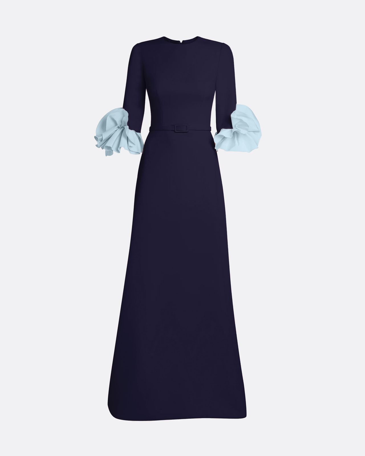 Belen Long Dress In Azurite & Vista