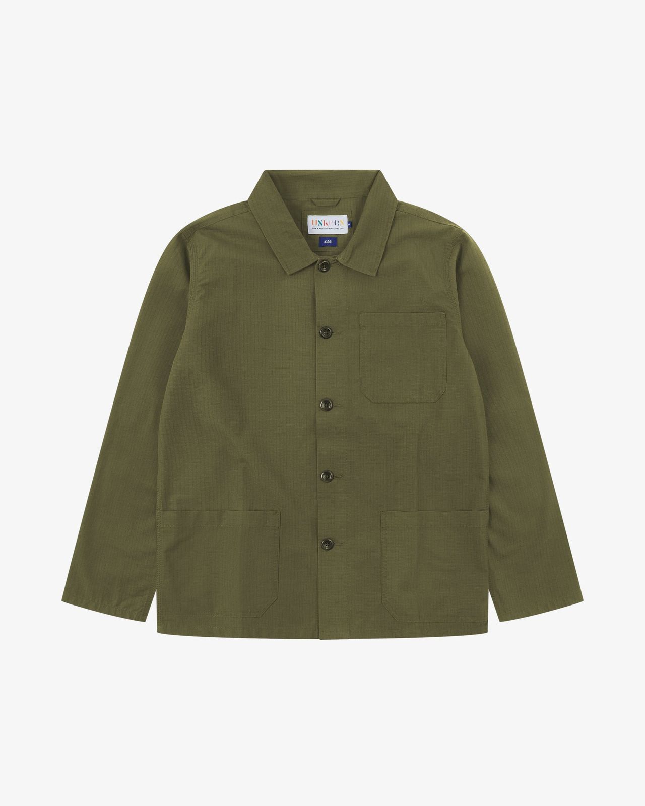 3001 Ripstop Overshirt - ivy green