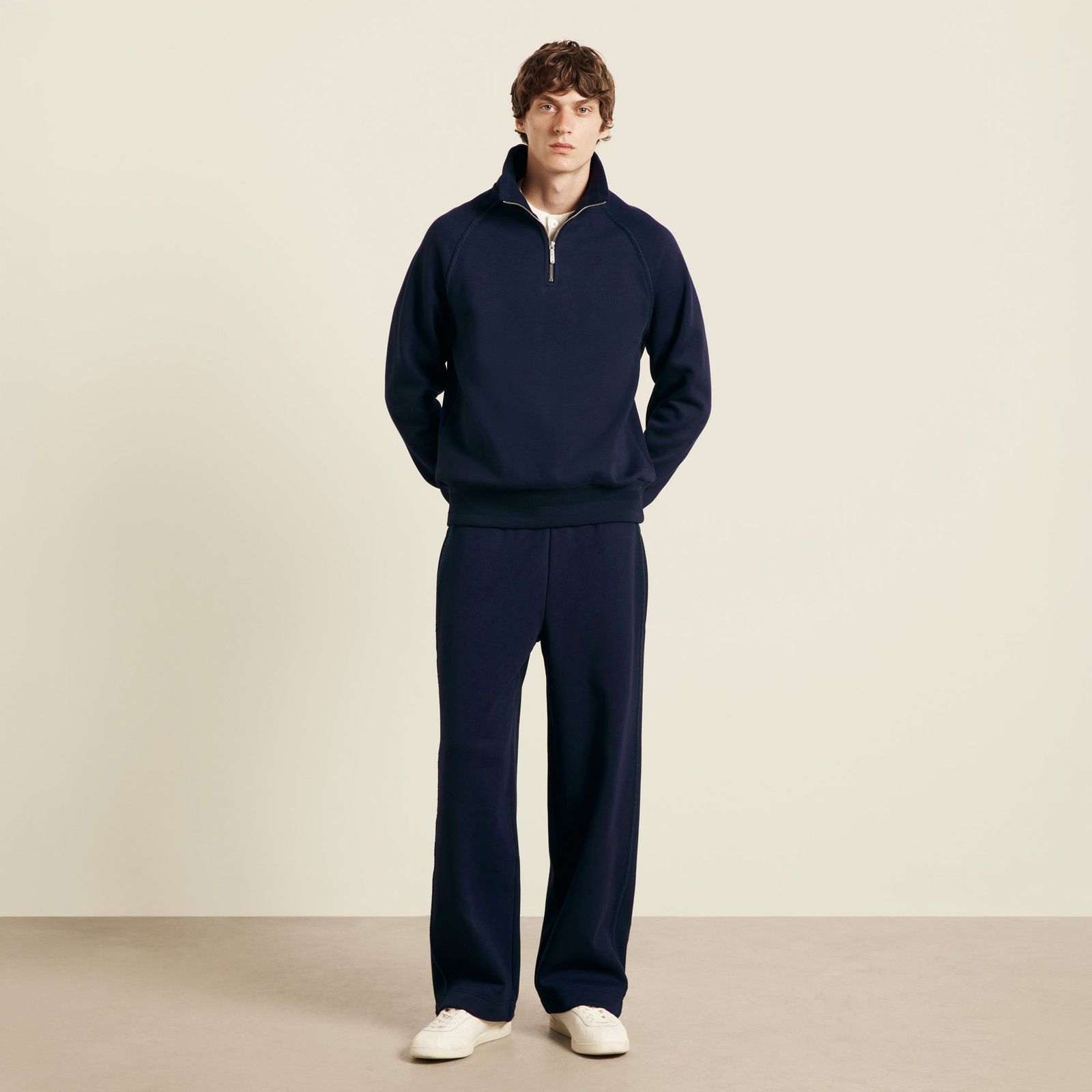 Varez Polo Sweatshirt - Navy