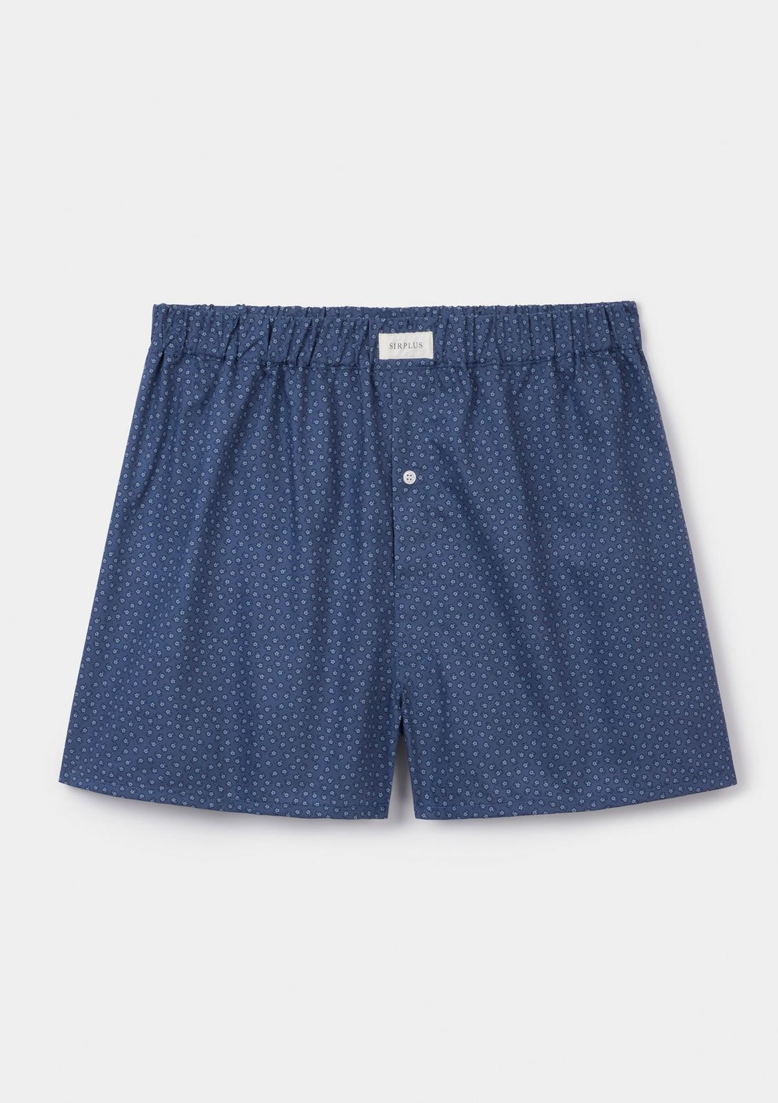 Slate Blue Ditsy Boxer Shorts