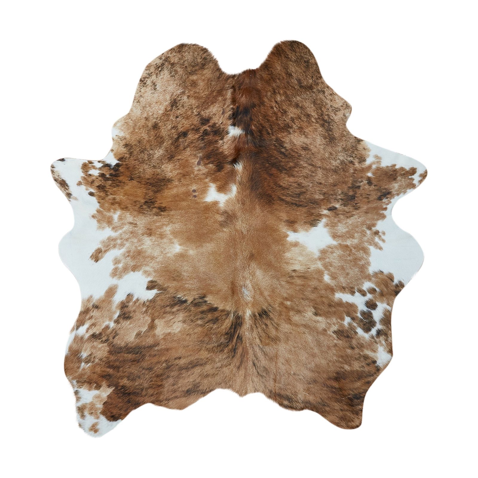Cowhide Rug - Brown & White (155cm x 155cm)