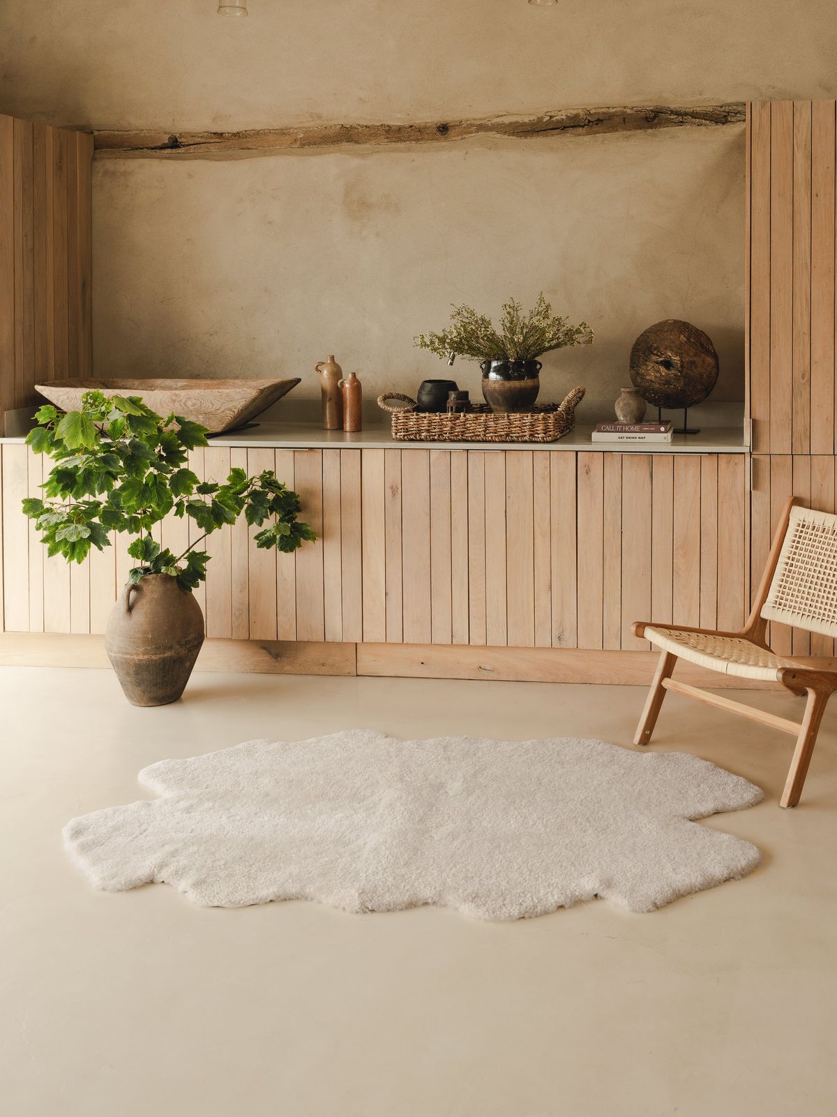 Quatro Shearling Rug - Moonlight
