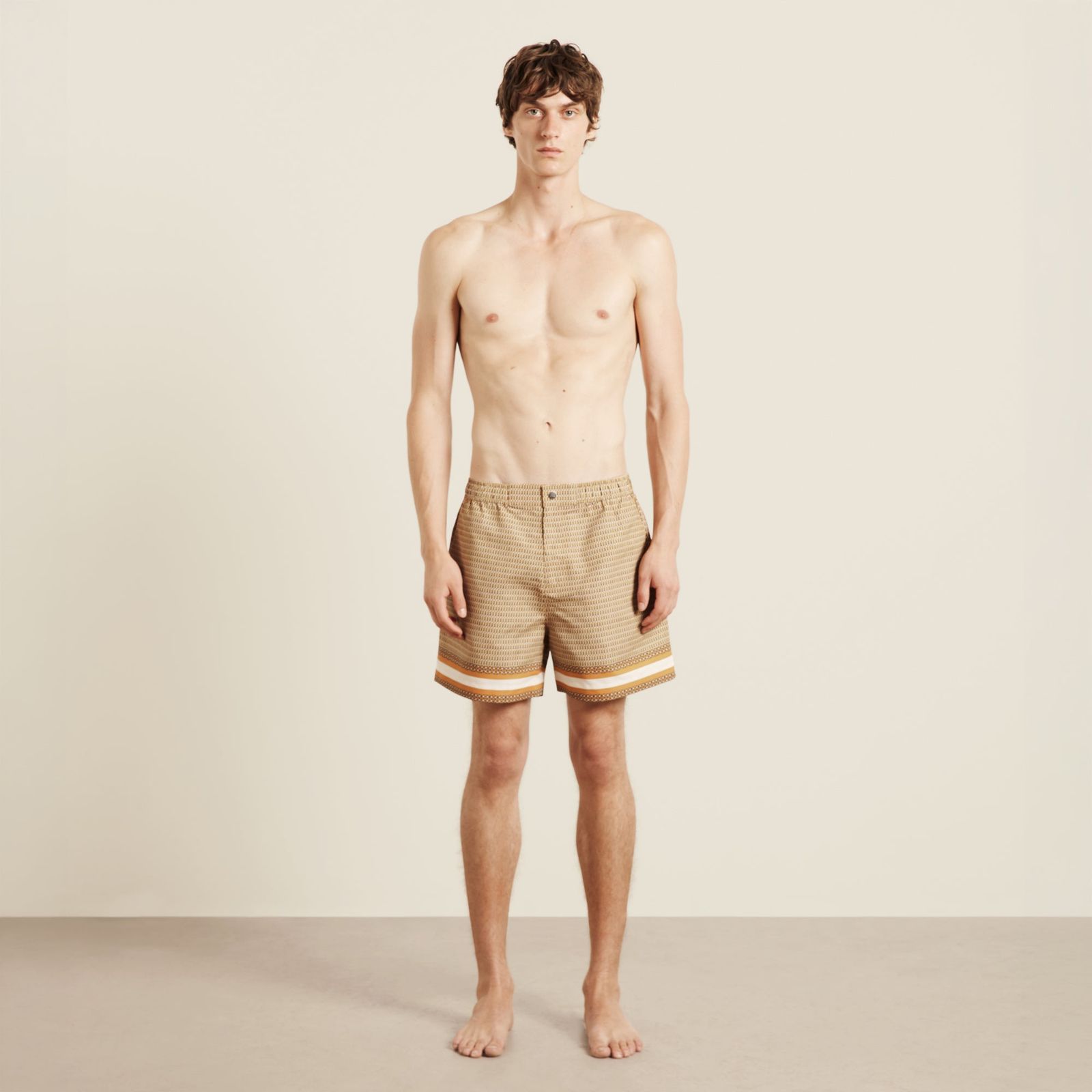 Berkeley Printed Swimshort - Gold