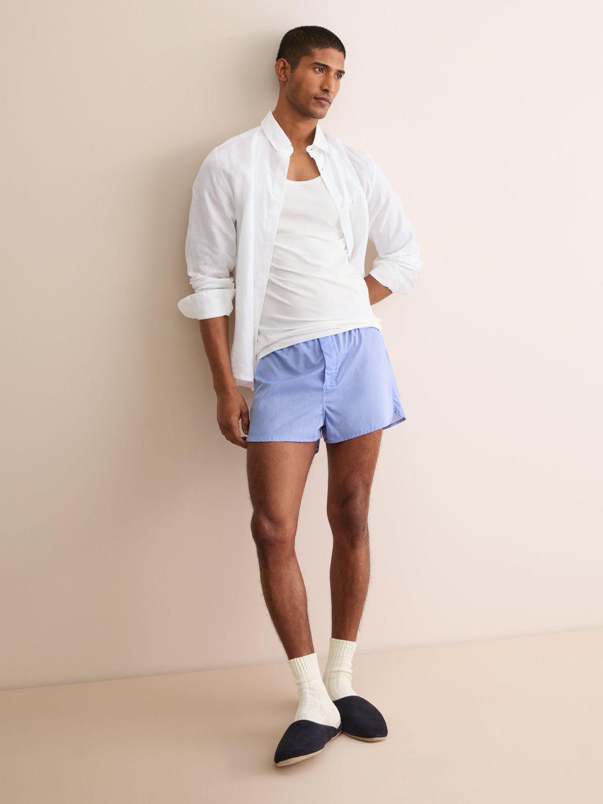 Jack Pima Cotton Vest White