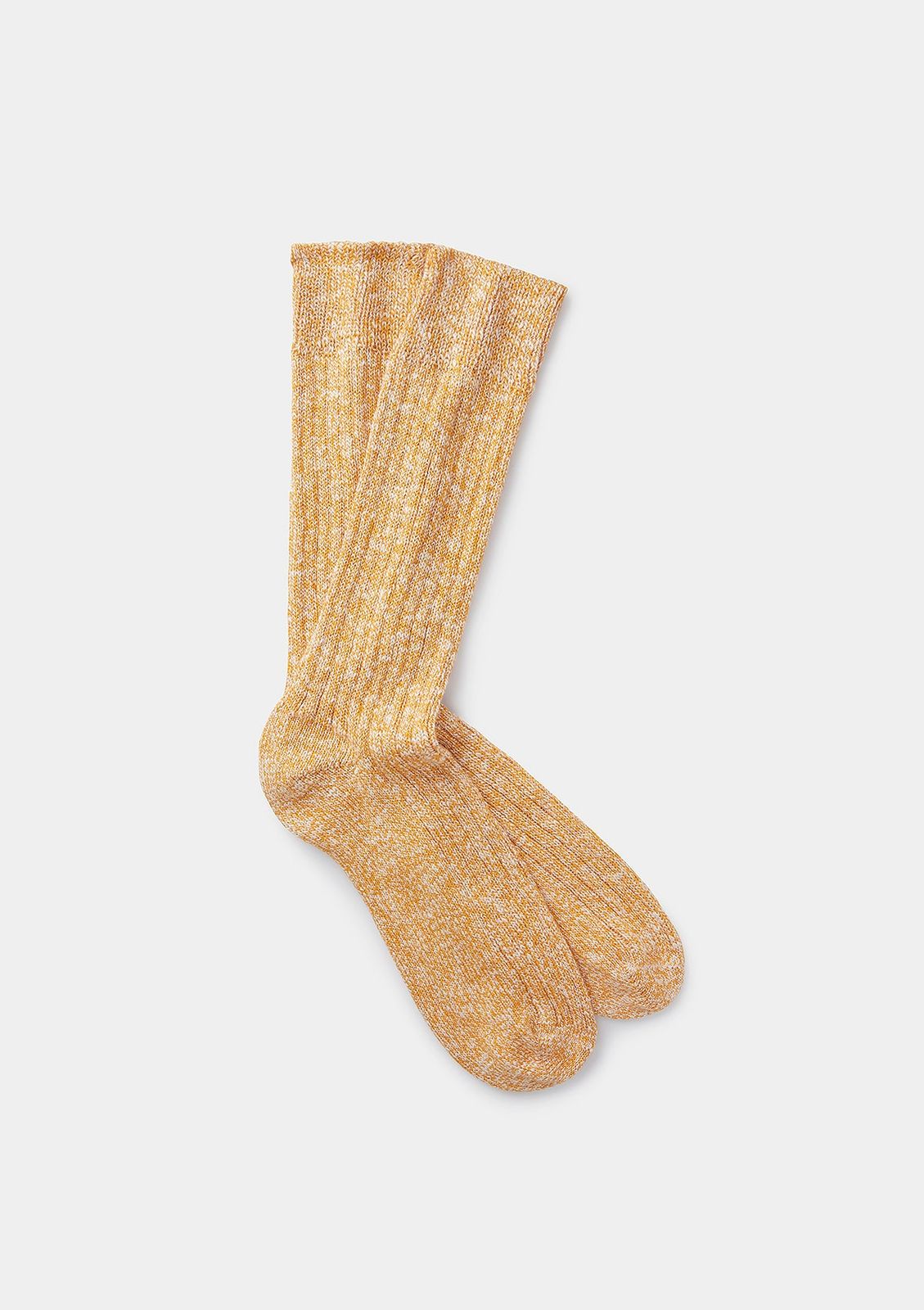 Camel Cotton Marl Socks