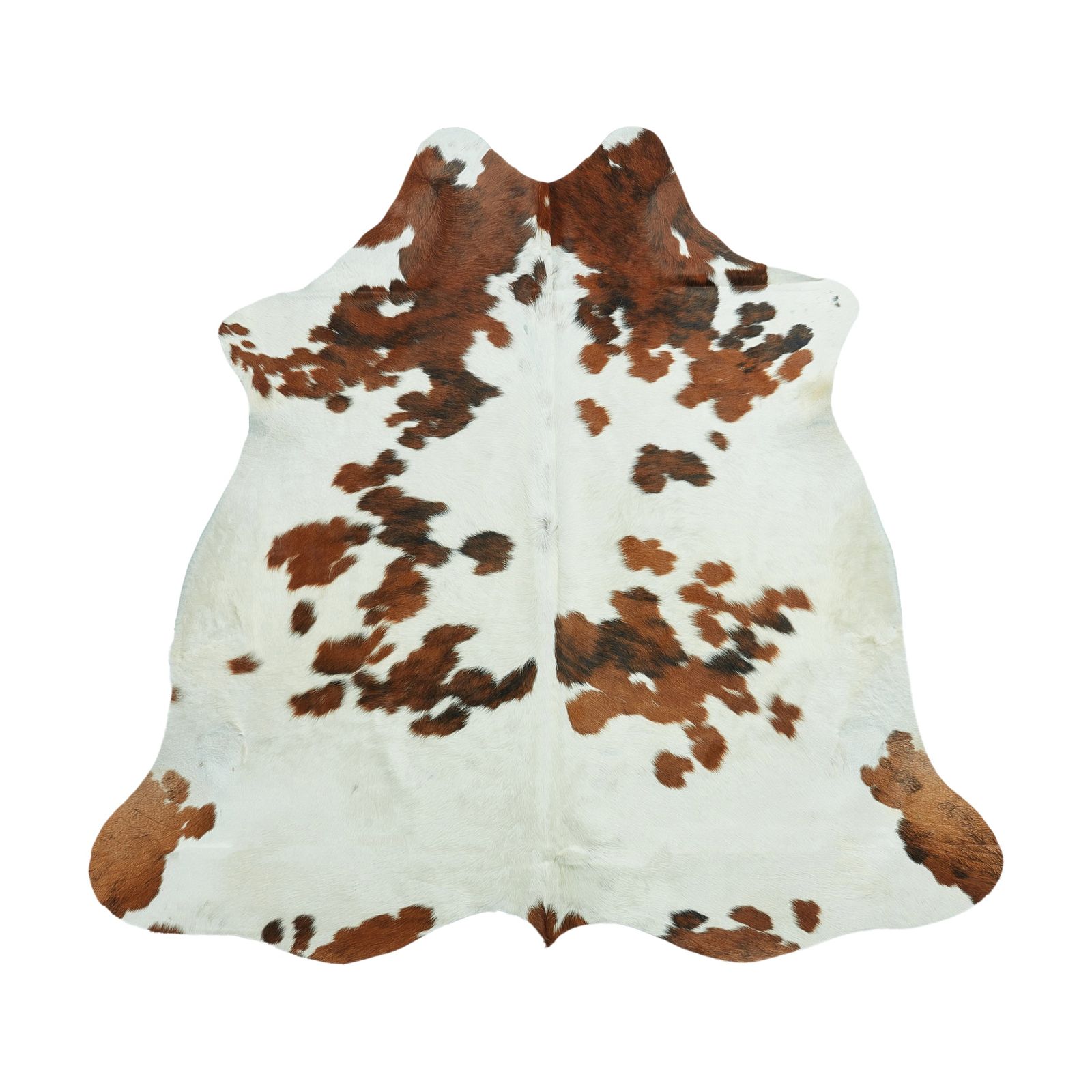 Cowhide Rug - Brown & White (200cm x 170cm)