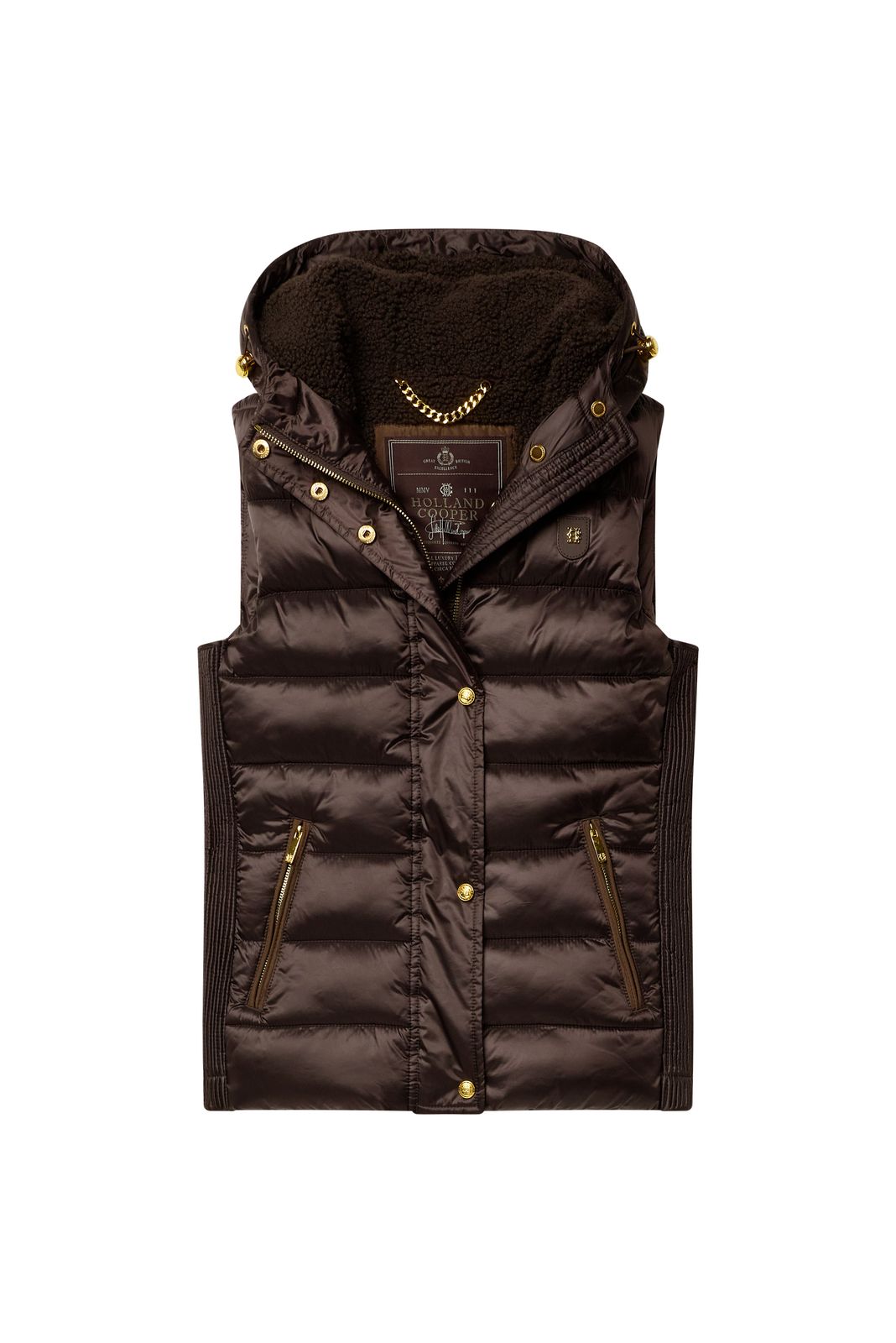 Harlow Sherpa Gilet (chocolate)