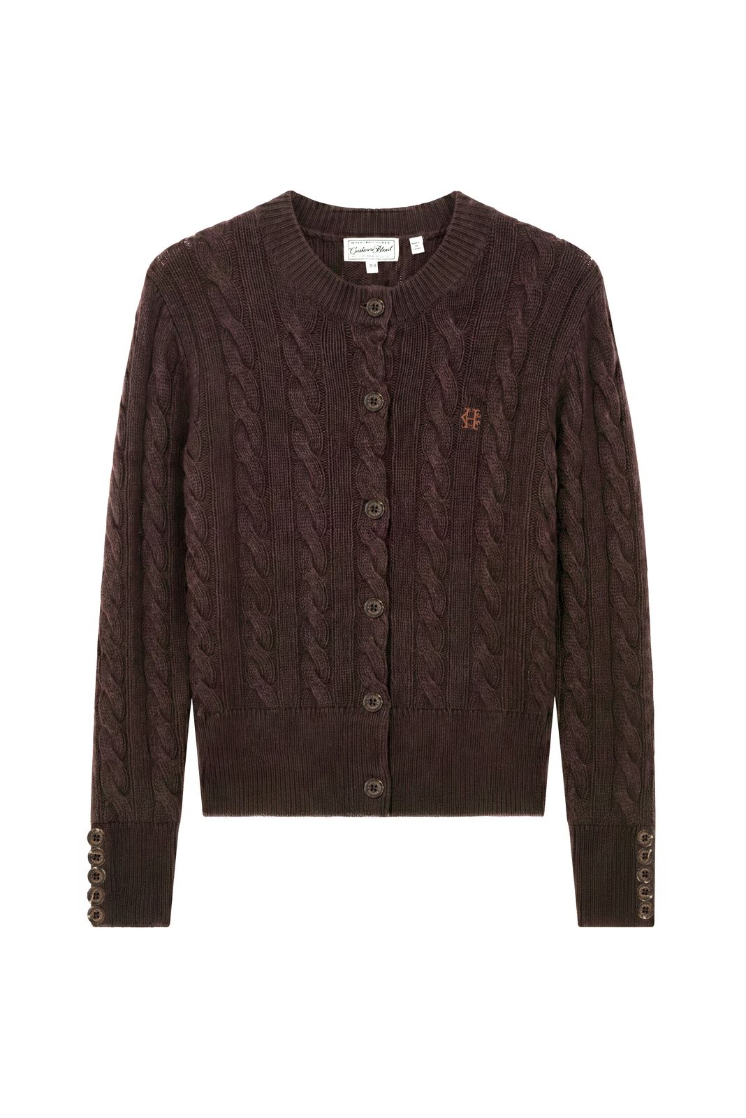 Bourton Cardigan (chocolate)