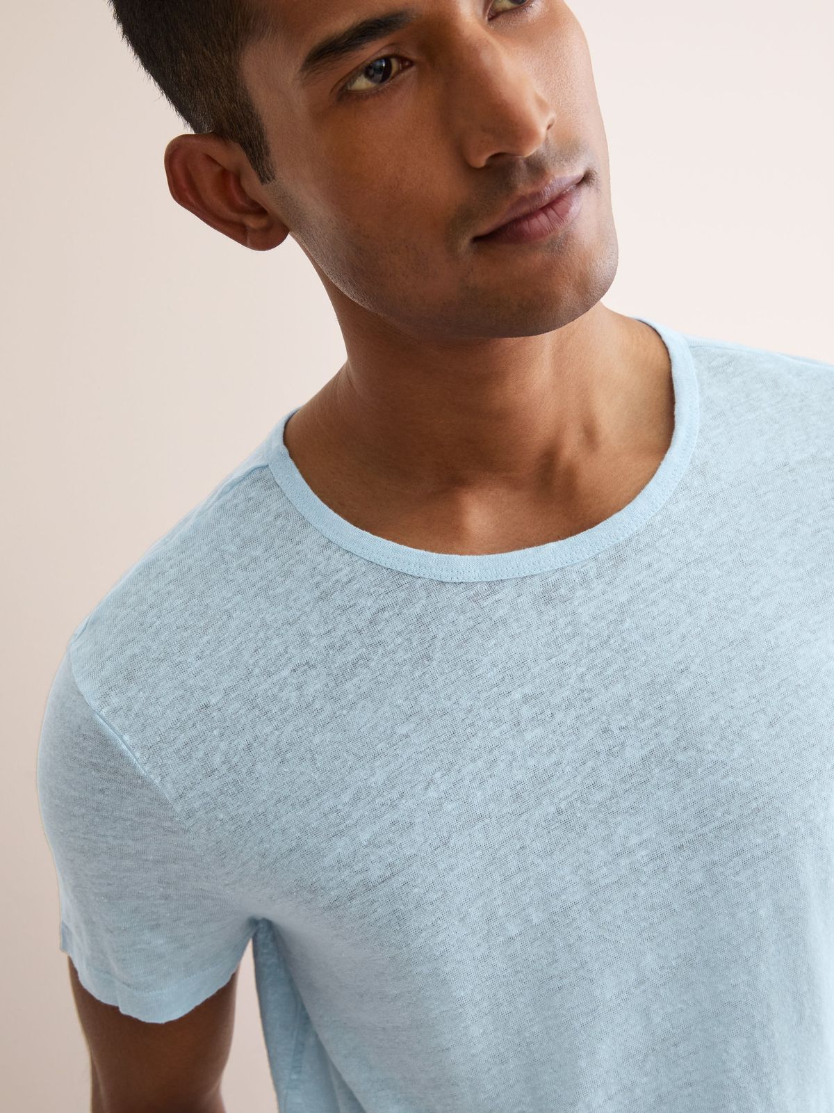 Jordan Linen T-Shirt Sky Blue