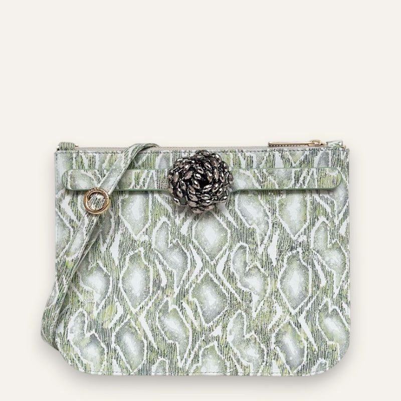 Ivy | Lichen with Gold hardware