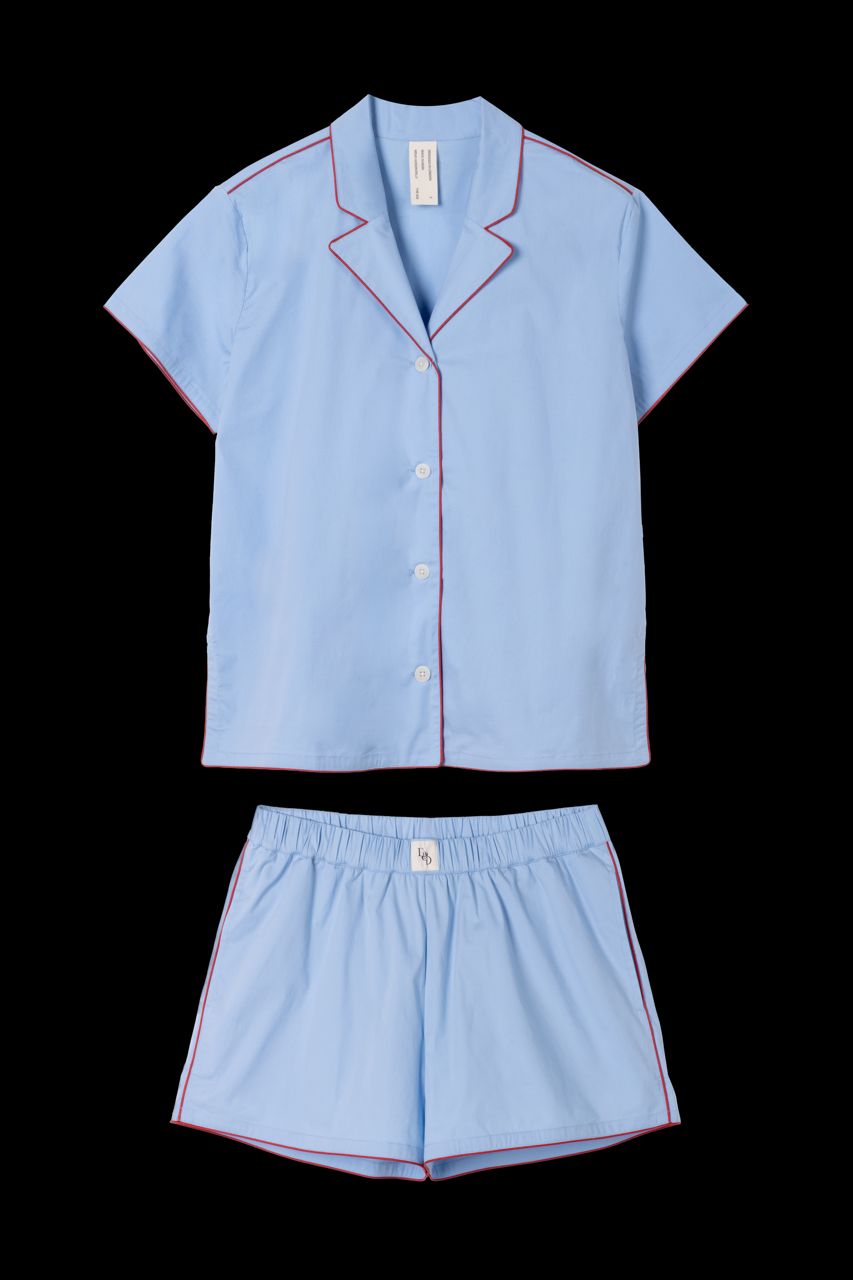 402 Short Pyjama Set Blue