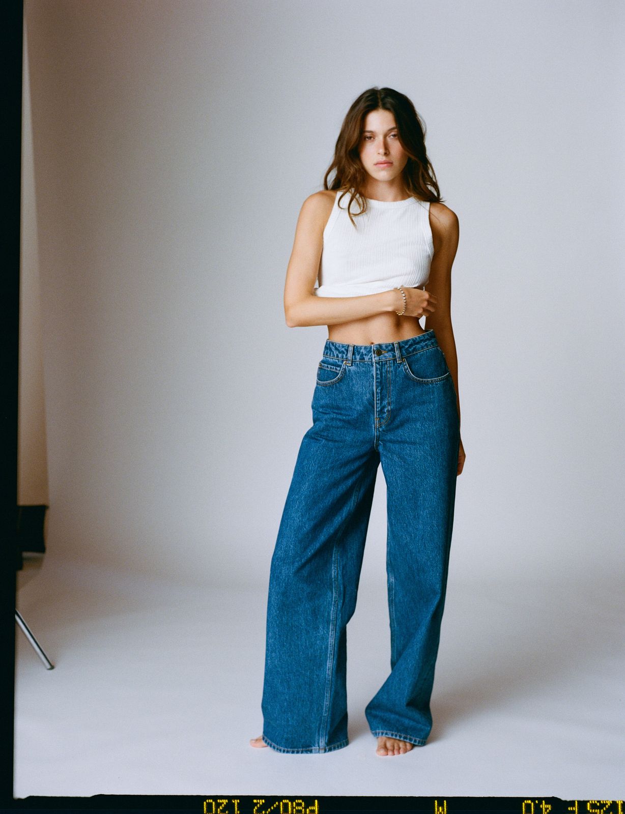 Fawcett Jeans: Wide Leg - High Waist, Mid Blue