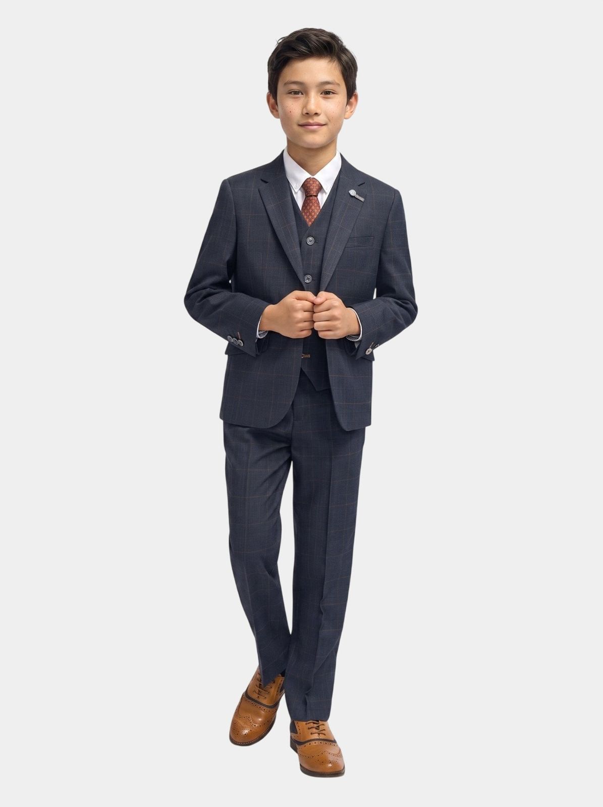 Boys Torino Navy Suit