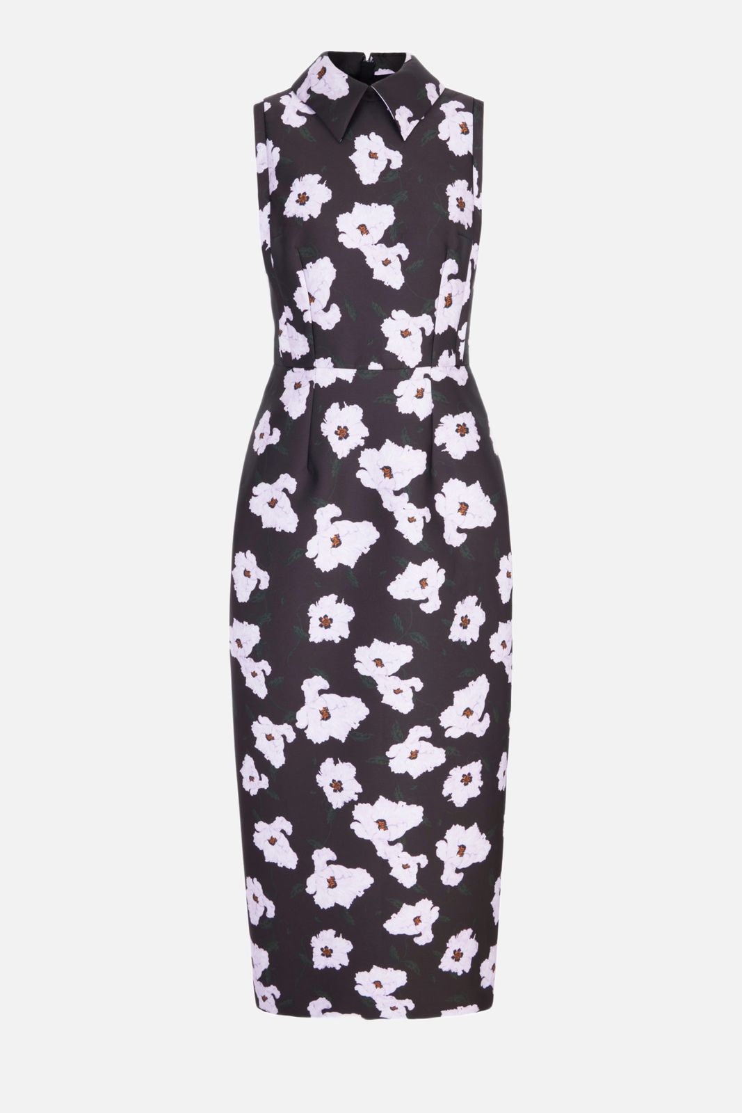 Rain Dress in Chocolate & Lilac Breezy Poppy Mikado