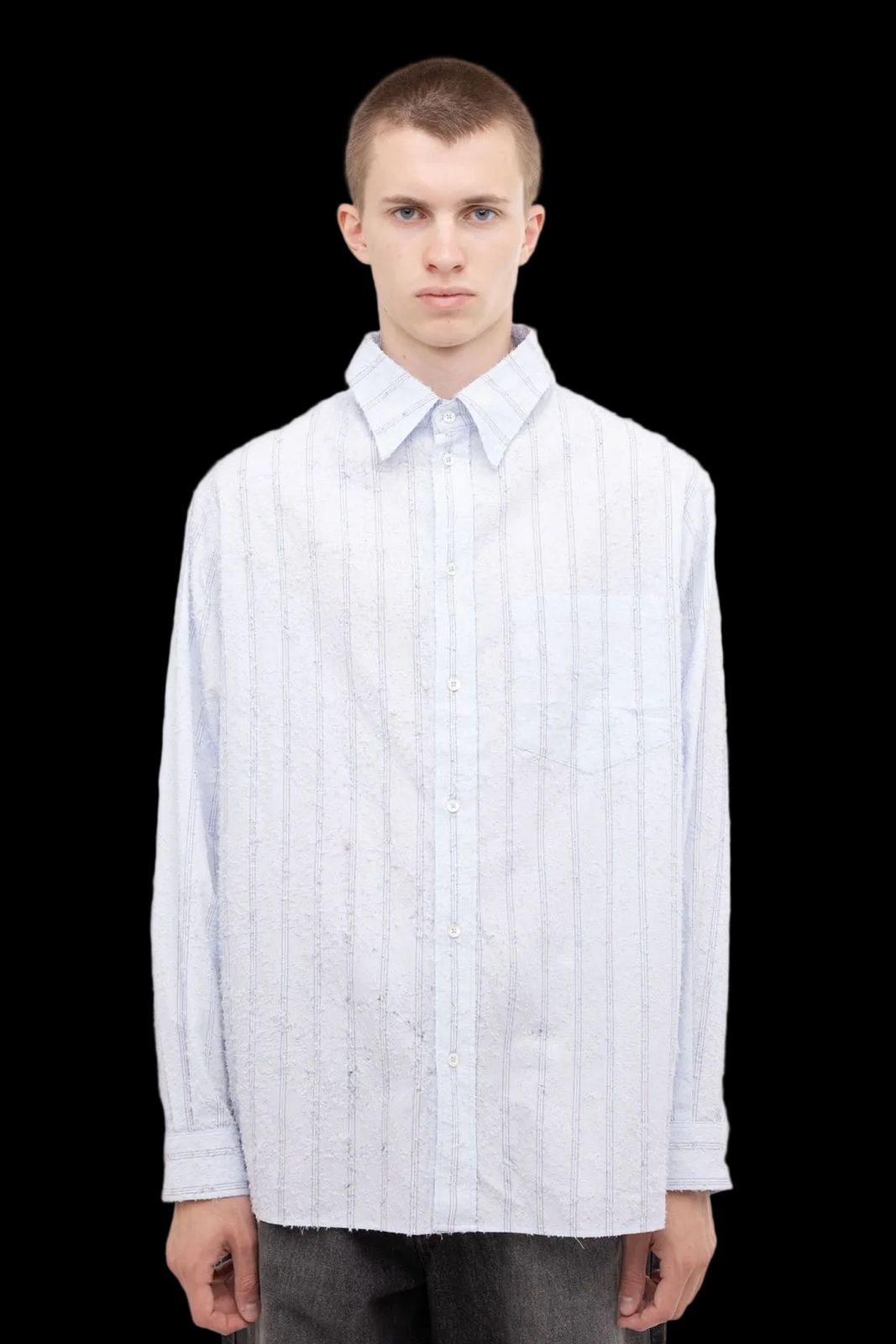 Chapel Shirt - Blue Pinstripe