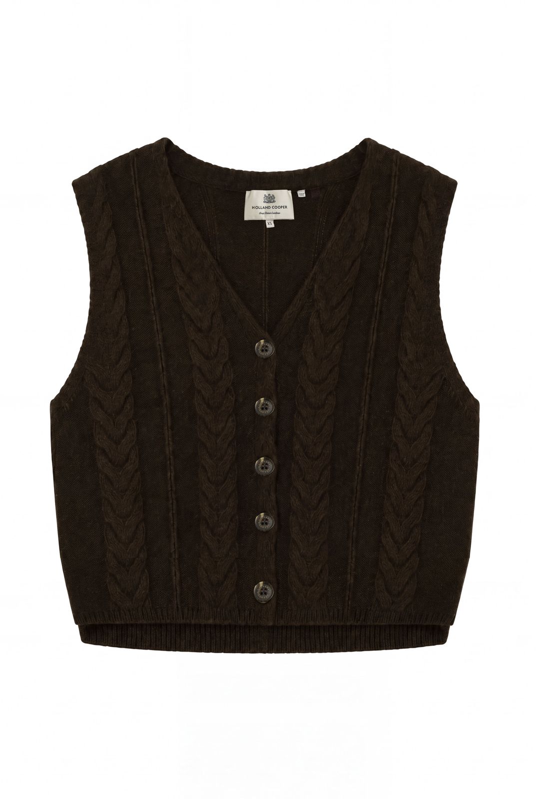 Burford Knitted Tank (chocolate Marl)